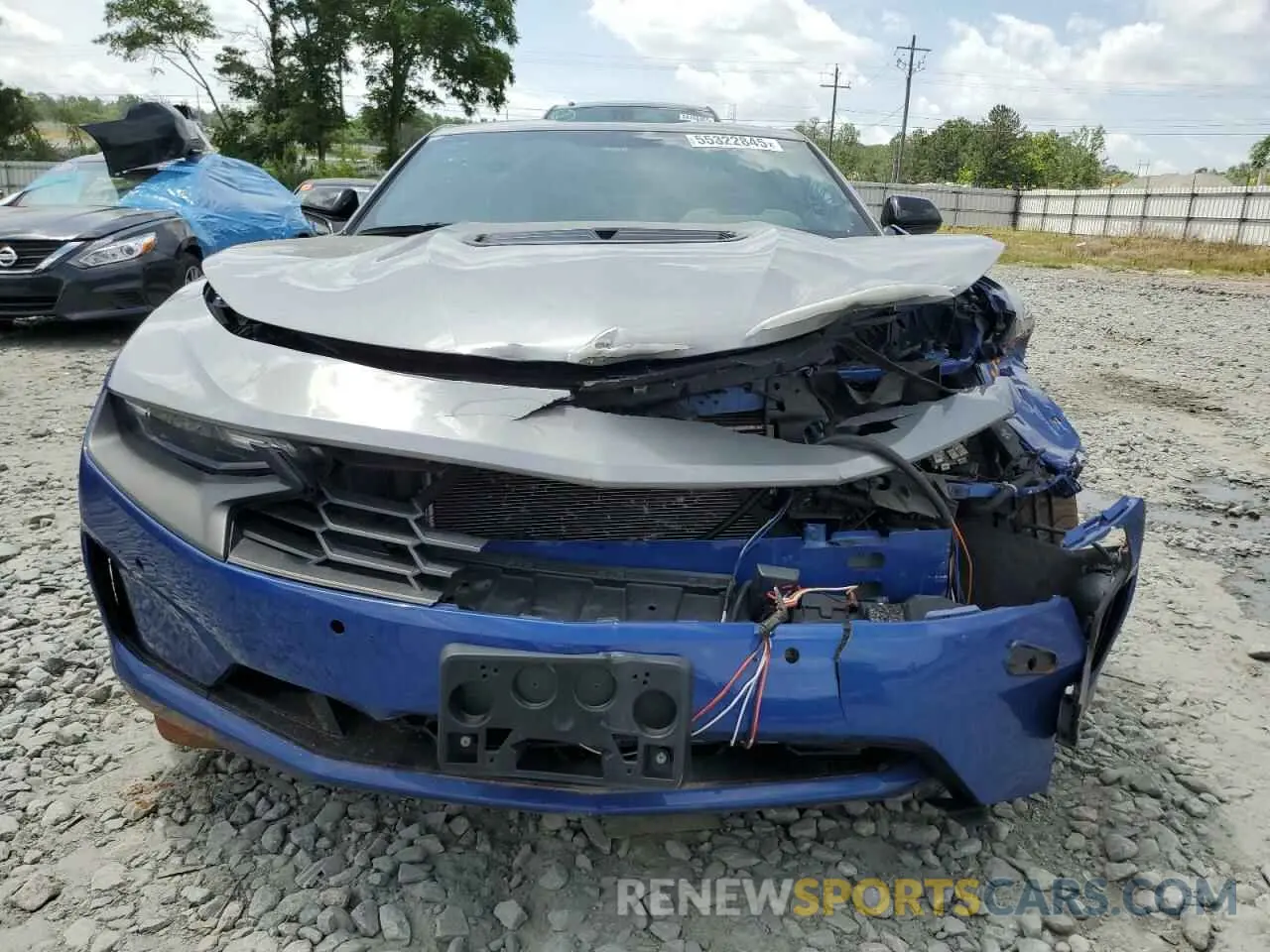 5 fotografías del automóvil dañado 1G1FF1R78P0113017 CHEVROLET CAMARO LT1 2023