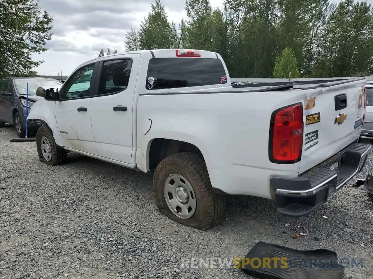 2 fotografías del automóvil dañado 1GCGSBEA1K1314601 CHEVROLET COLORADO 2019
