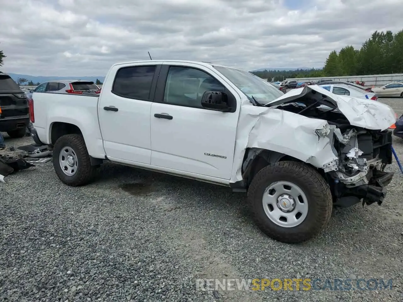 4 fotografías del automóvil dañado 1GCGSBEA1K1314601 CHEVROLET COLORADO 2019