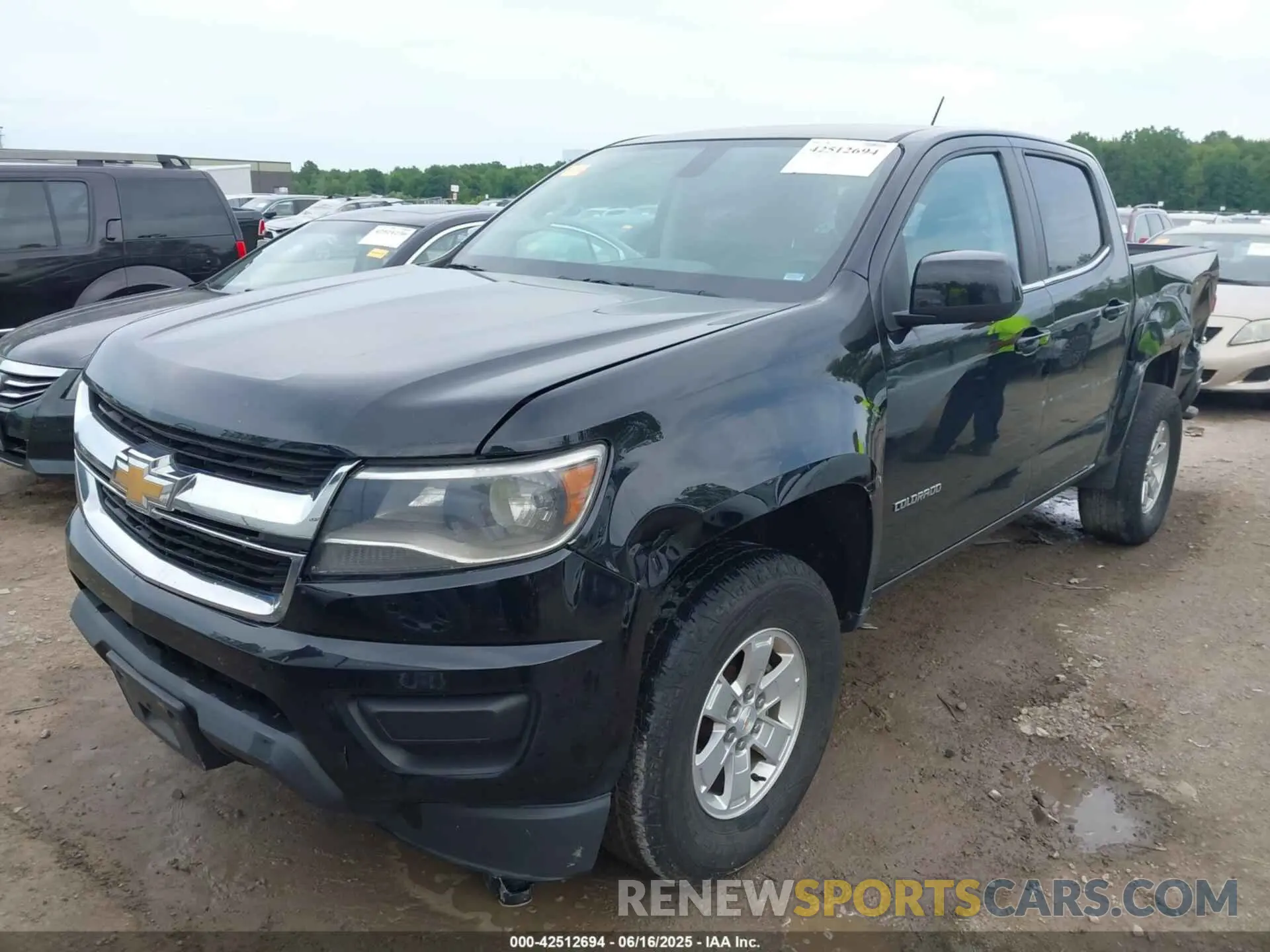 2 fotografías del automóvil dañado 1GCGSBEA3K1132558 CHEVROLET COLORADO 2019