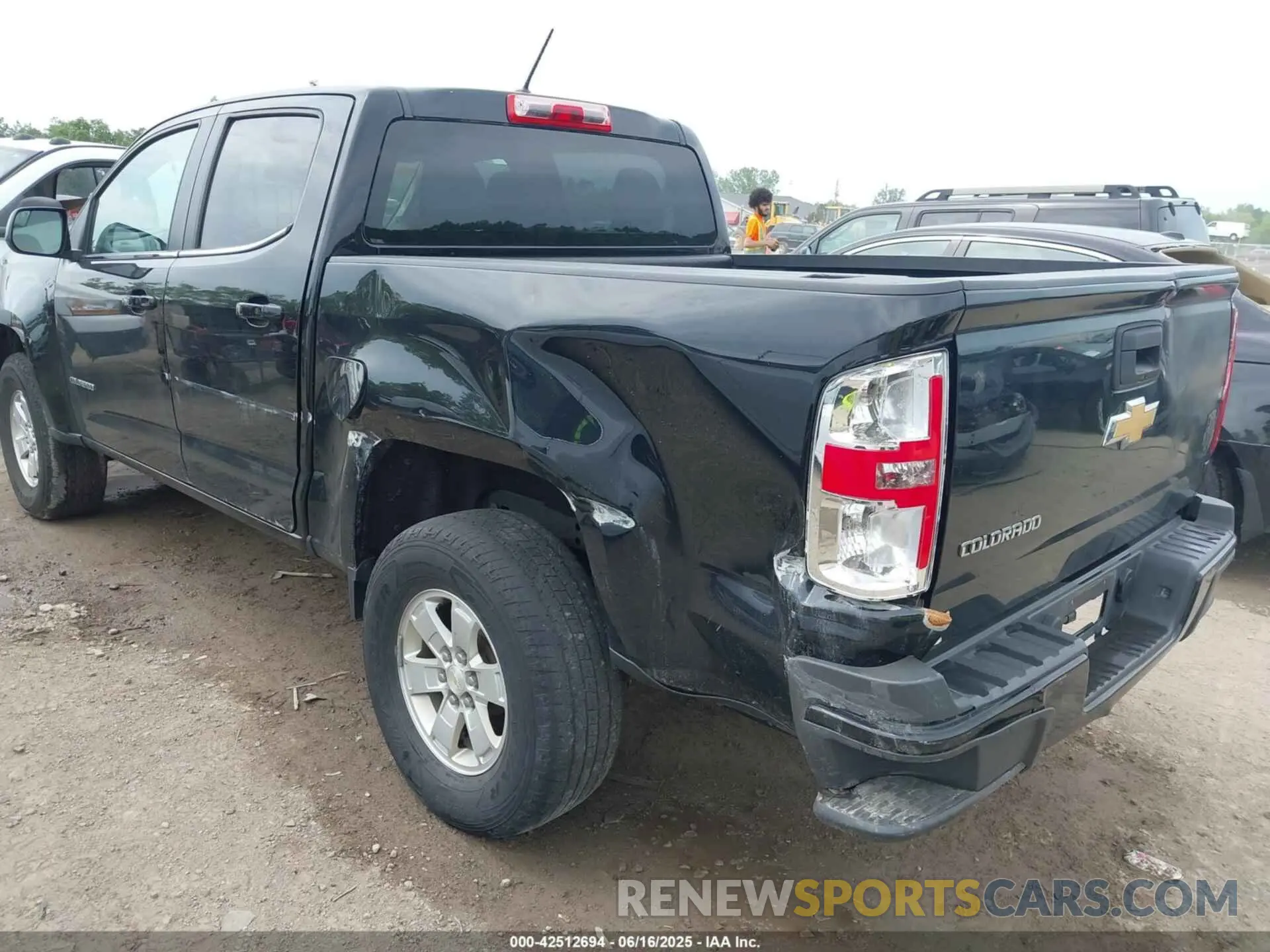 6 fotografías del automóvil dañado 1GCGSBEA3K1132558 CHEVROLET COLORADO 2019