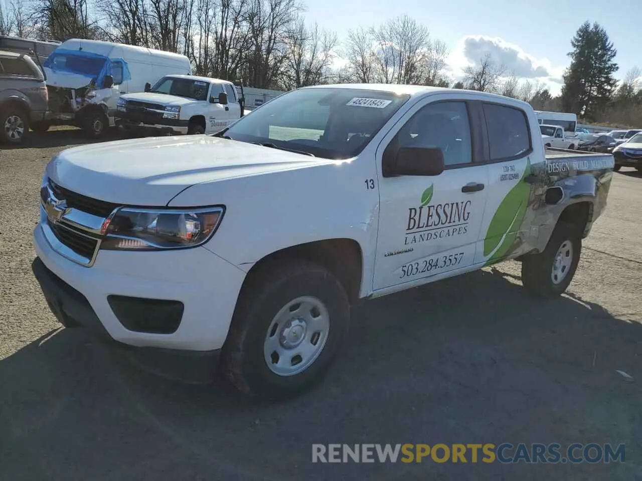 1 fotografías del automóvil dañado 1GCGSBEA6K1156658 CHEVROLET COLORADO 2019