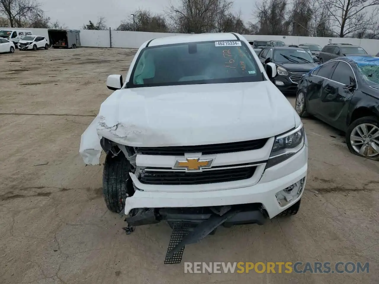 5 fotografías del automóvil dañado 1GCGSBEAXK1155111 CHEVROLET COLORADO 2019