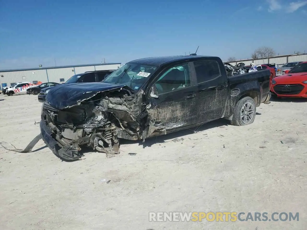 1 fotografías del automóvil dañado 1GCGSBEAXK1182714 CHEVROLET COLORADO 2019