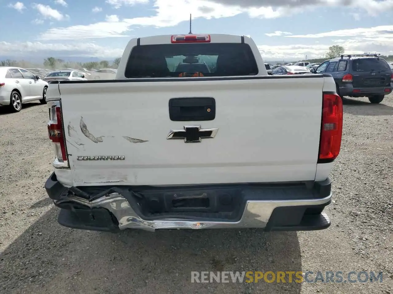 6 fotografías del automóvil dañado 1GCGSBEAXK1192417 CHEVROLET COLORADO 2019