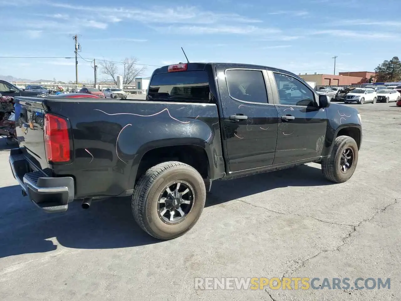 3 fotografías del automóvil dañado 1GCGSBEN4K1108126 CHEVROLET COLORADO 2019