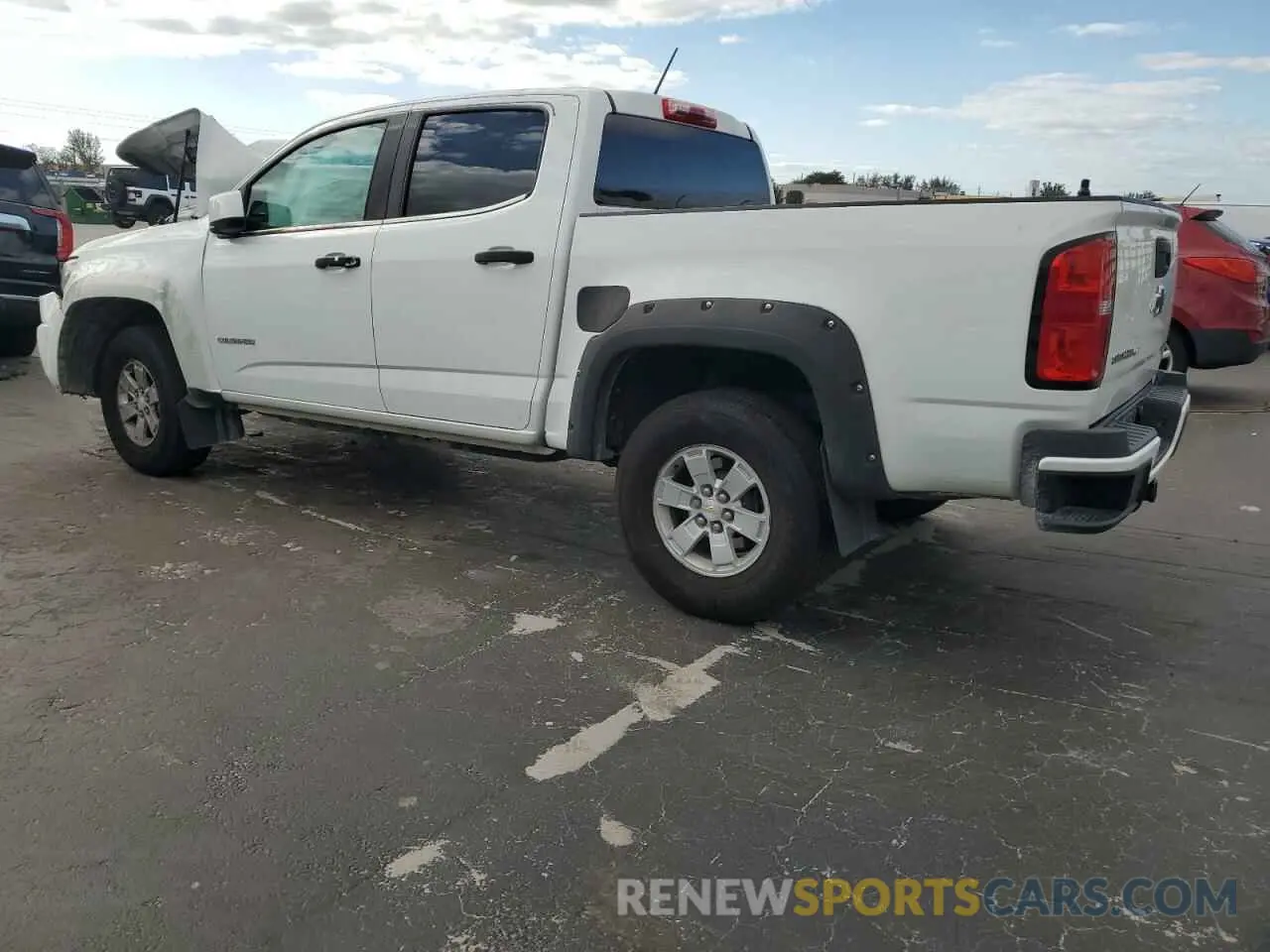 2 fotografías del automóvil dañado 1GCGSBEN8K1301413 CHEVROLET COLORADO 2019