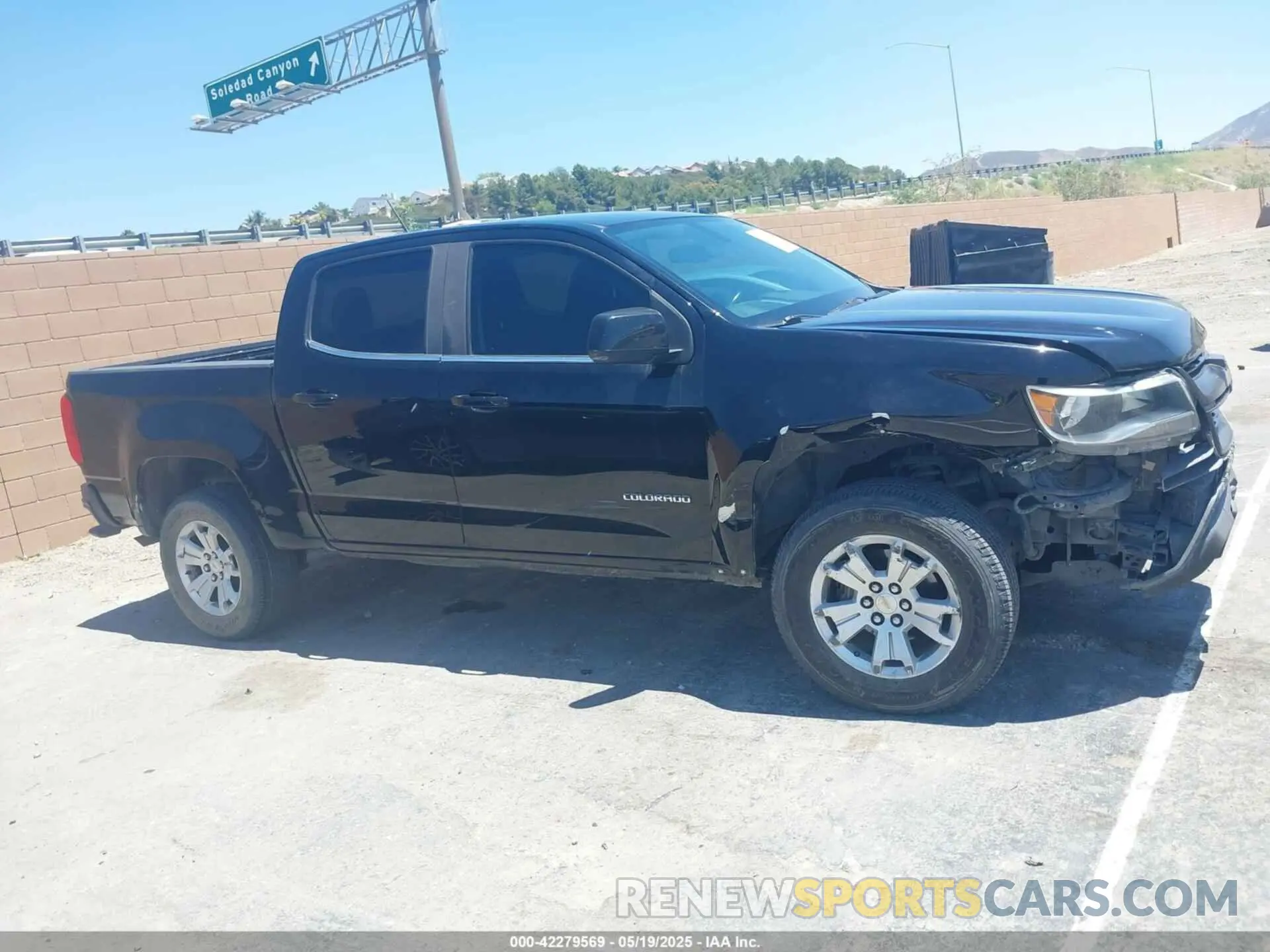 13 fotografías del automóvil dañado 1GCGSCEA0K1105615 CHEVROLET COLORADO 2019