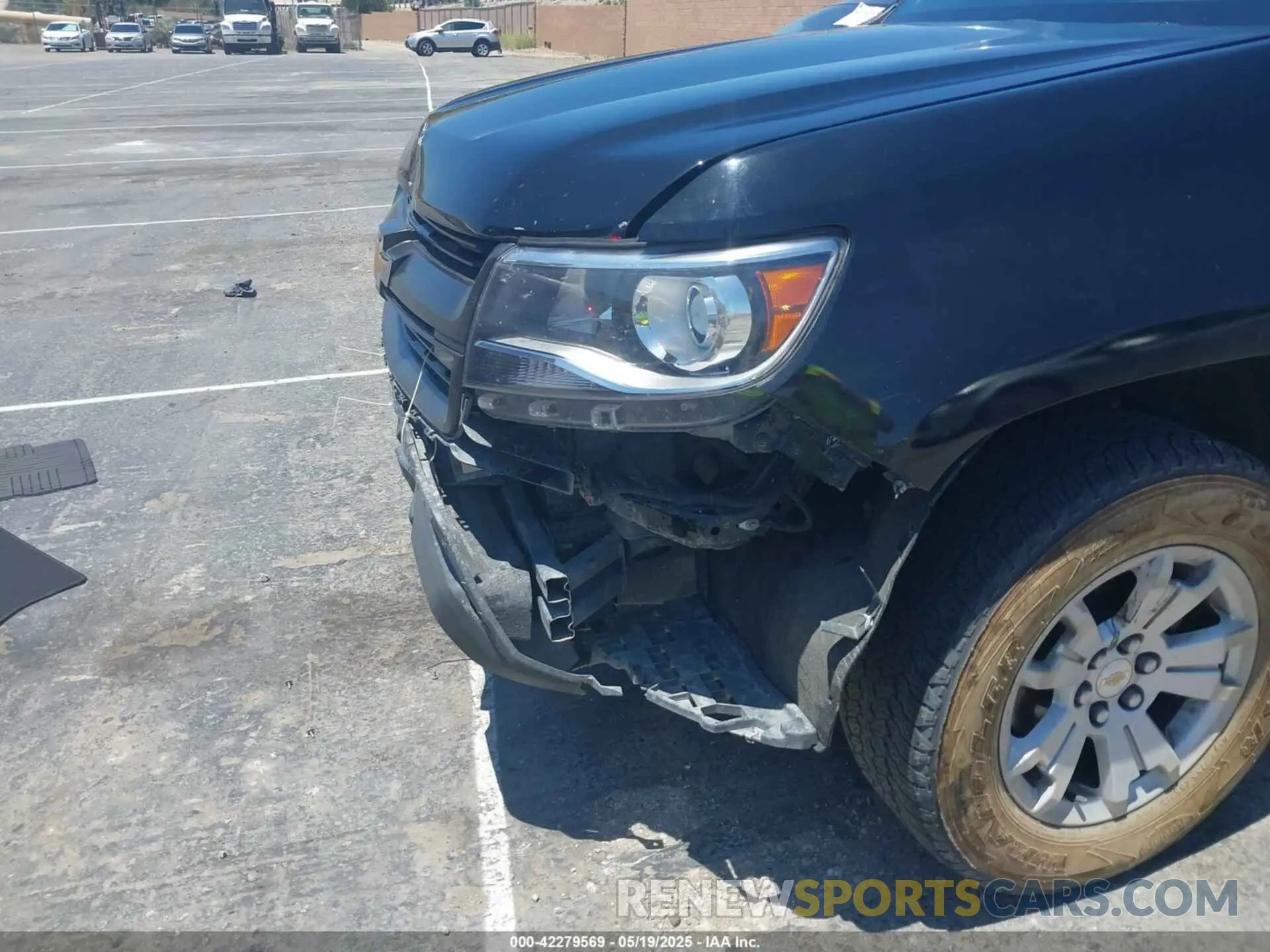 6 fotografías del automóvil dañado 1GCGSCEA0K1105615 CHEVROLET COLORADO 2019