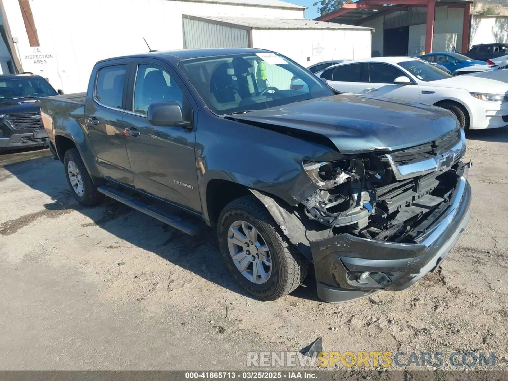 1 fotografías del automóvil dañado 1GCGSCEA8K1114305 CHEVROLET COLORADO 2019