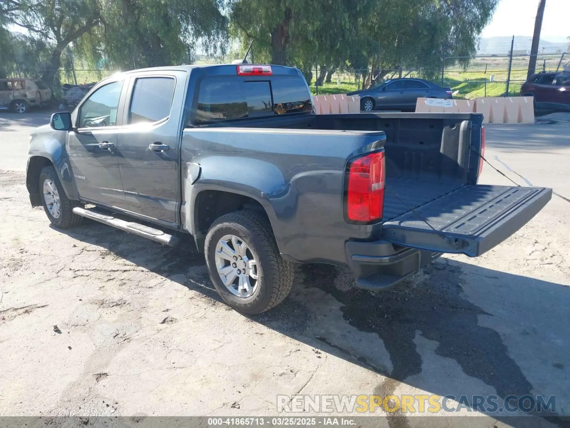 3 fotografías del automóvil dañado 1GCGSCEA8K1114305 CHEVROLET COLORADO 2019