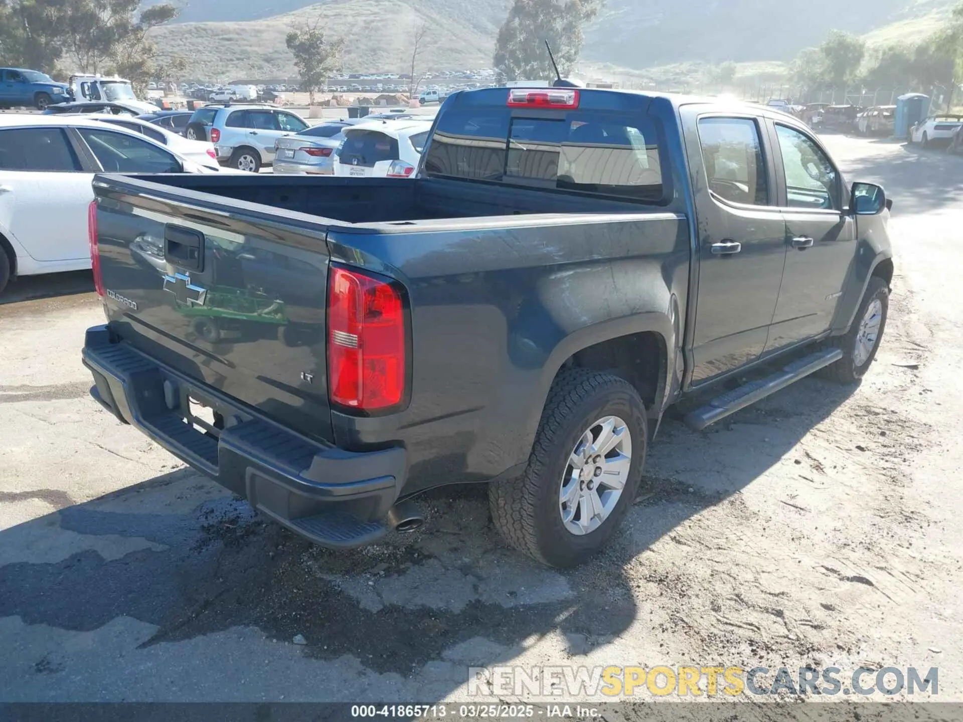 4 fotografías del automóvil dañado 1GCGSCEA8K1114305 CHEVROLET COLORADO 2019