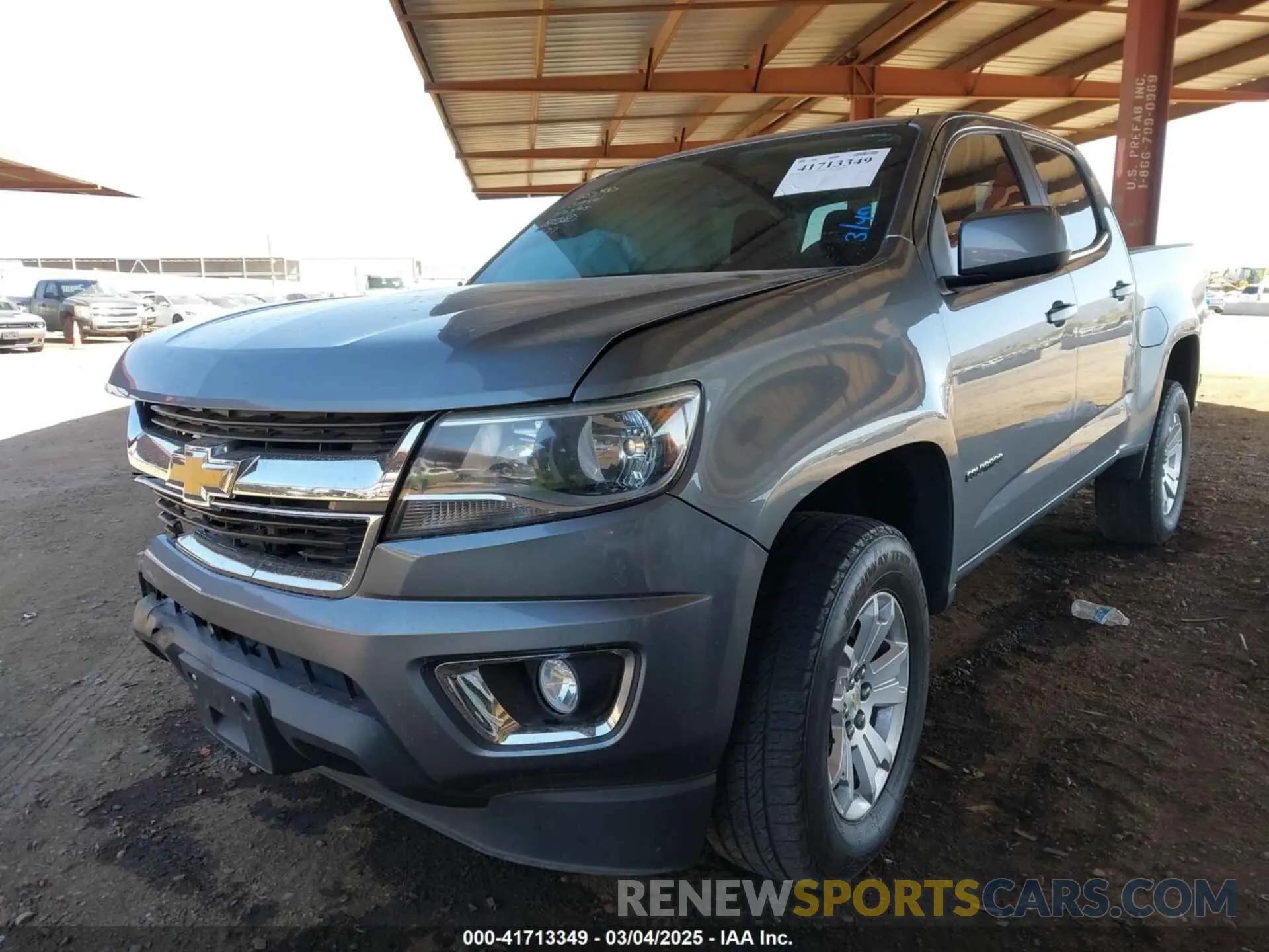 2 fotografías del automóvil dañado 1GCGSCEAXK1359591 CHEVROLET COLORADO 2019