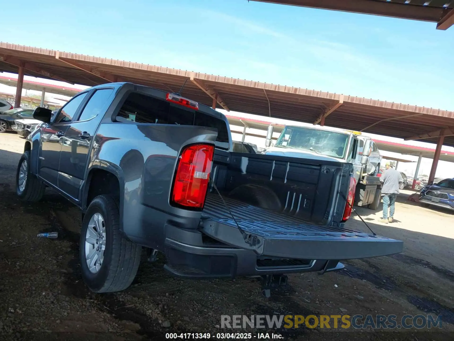 3 fotografías del automóvil dañado 1GCGSCEAXK1359591 CHEVROLET COLORADO 2019