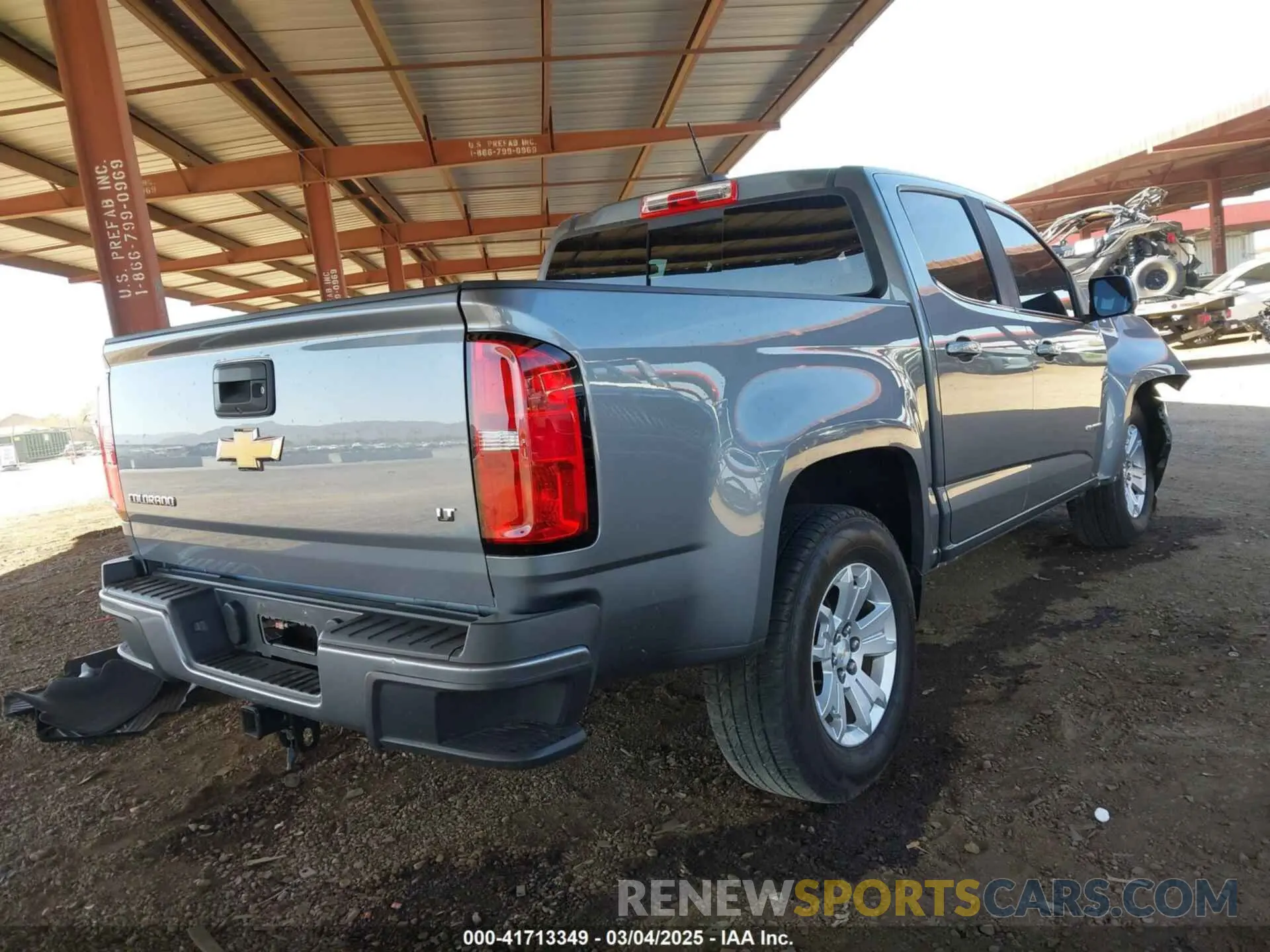 4 fotografías del automóvil dañado 1GCGSCEAXK1359591 CHEVROLET COLORADO 2019