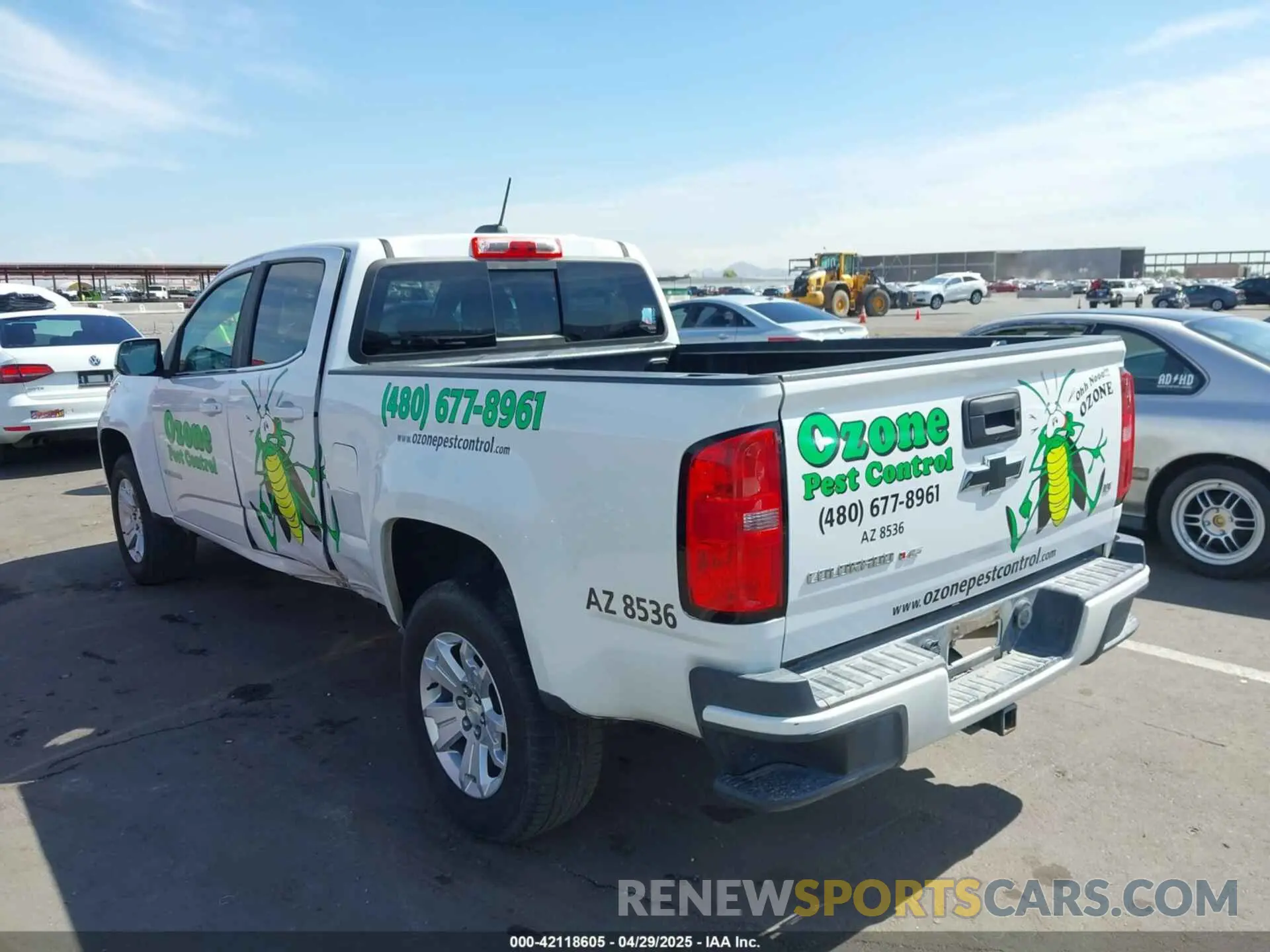 3 fotografías del automóvil dañado 1GCGSCEN1K1146225 CHEVROLET COLORADO 2019