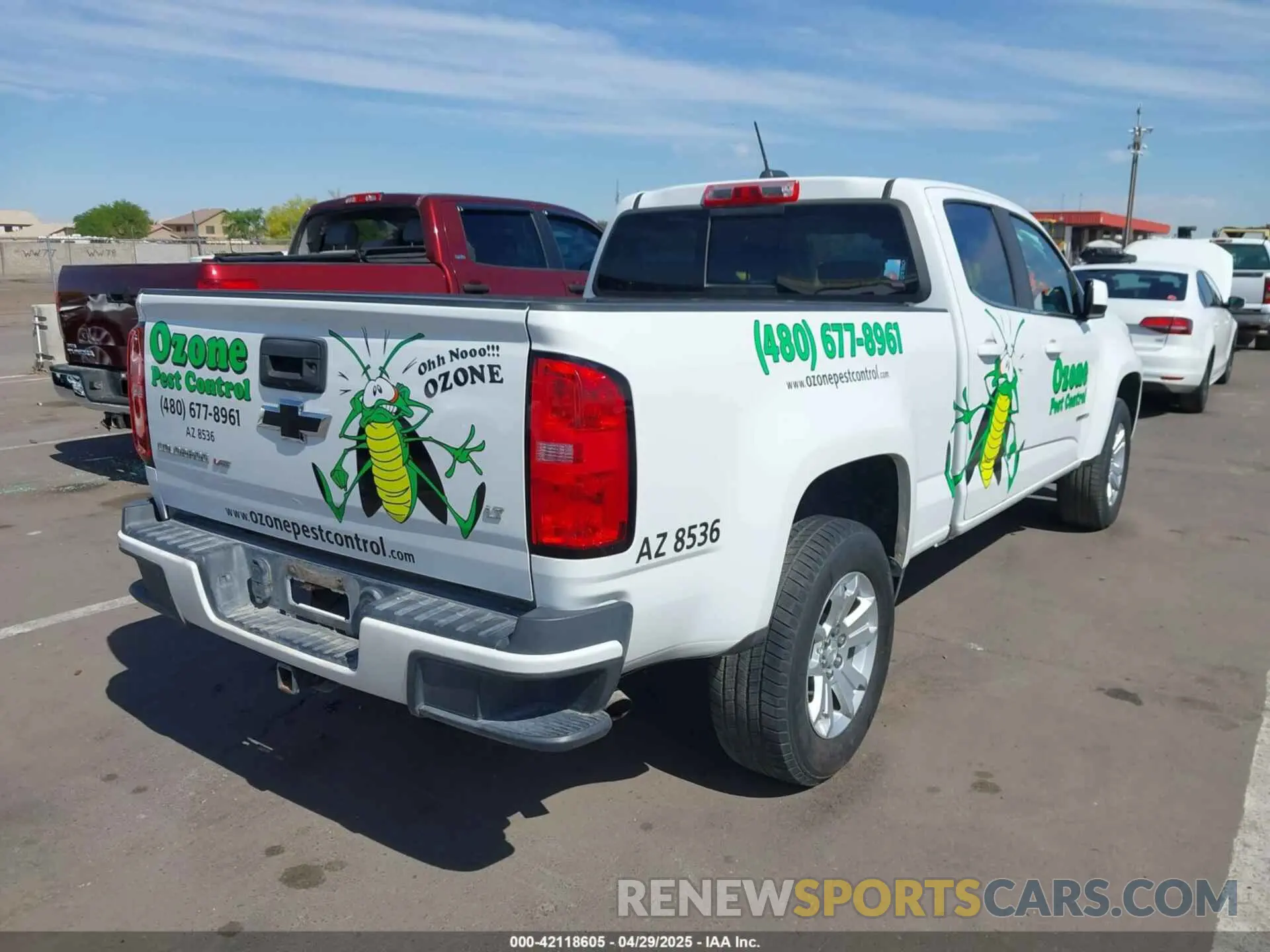 4 fotografías del automóvil dañado 1GCGSCEN1K1146225 CHEVROLET COLORADO 2019