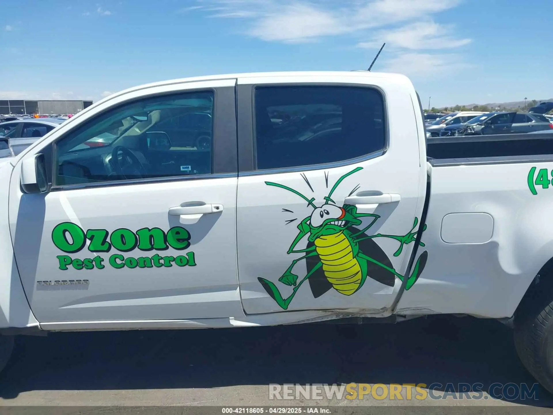 6 fotografías del automóvil dañado 1GCGSCEN1K1146225 CHEVROLET COLORADO 2019