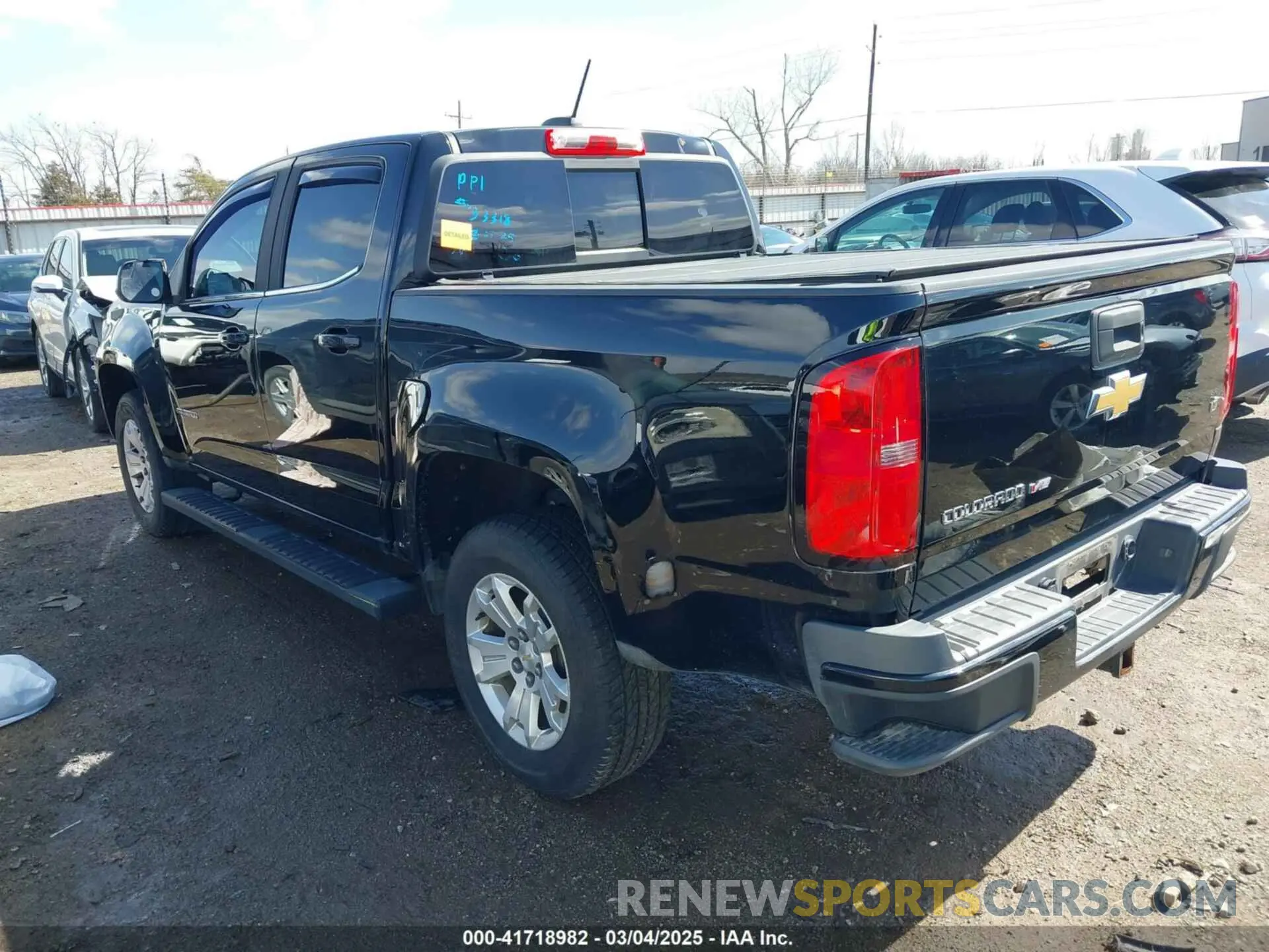 3 fotografías del automóvil dañado 1GCGSCEN1K1198597 CHEVROLET COLORADO 2019