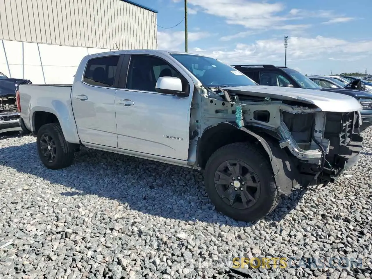 4 fotografías del automóvil dañado 1GCGSCEN1K1354265 CHEVROLET COLORADO 2019