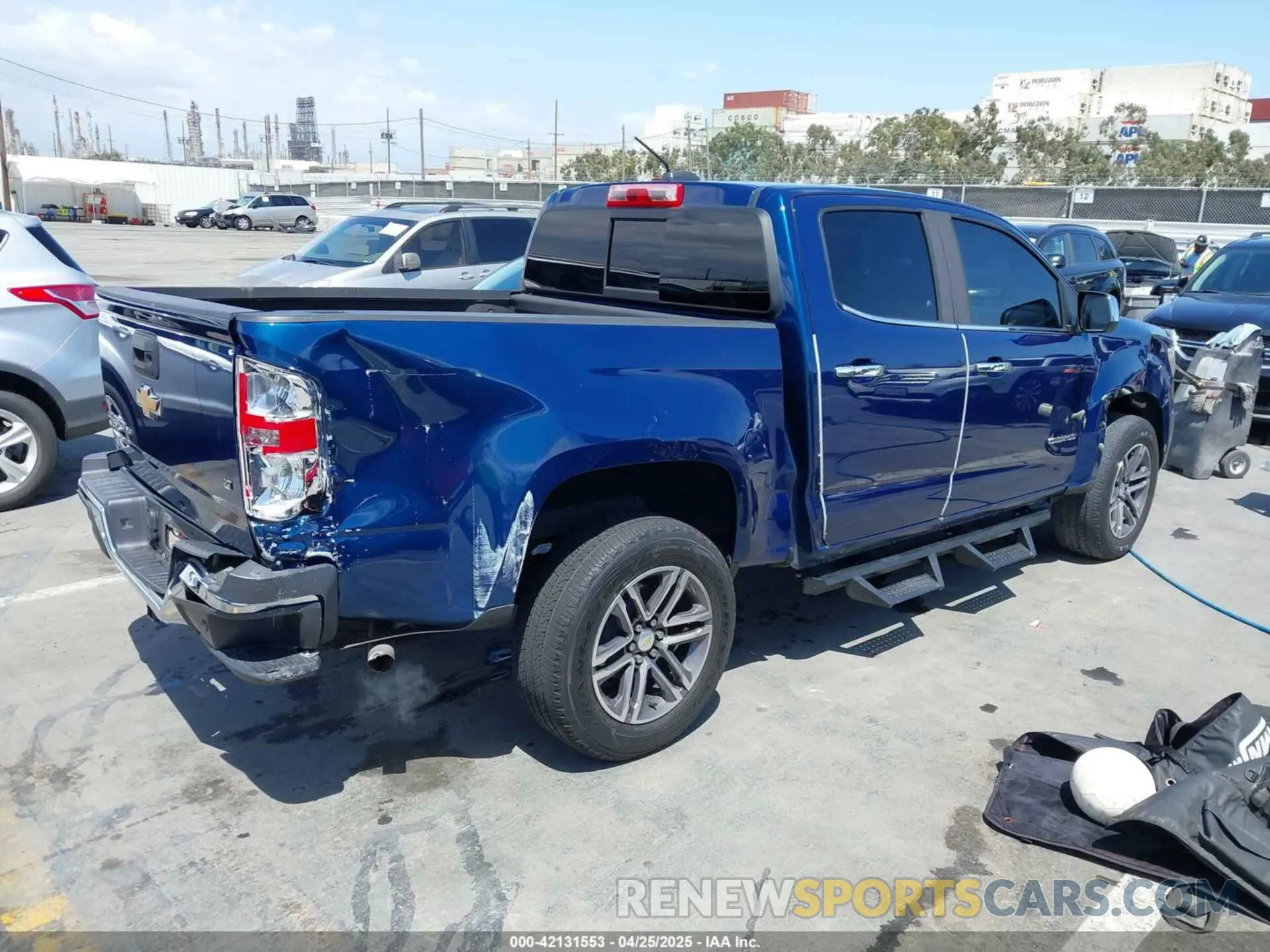 4 fotografías del automóvil dañado 1GCGSCEN2K1163423 CHEVROLET COLORADO 2019