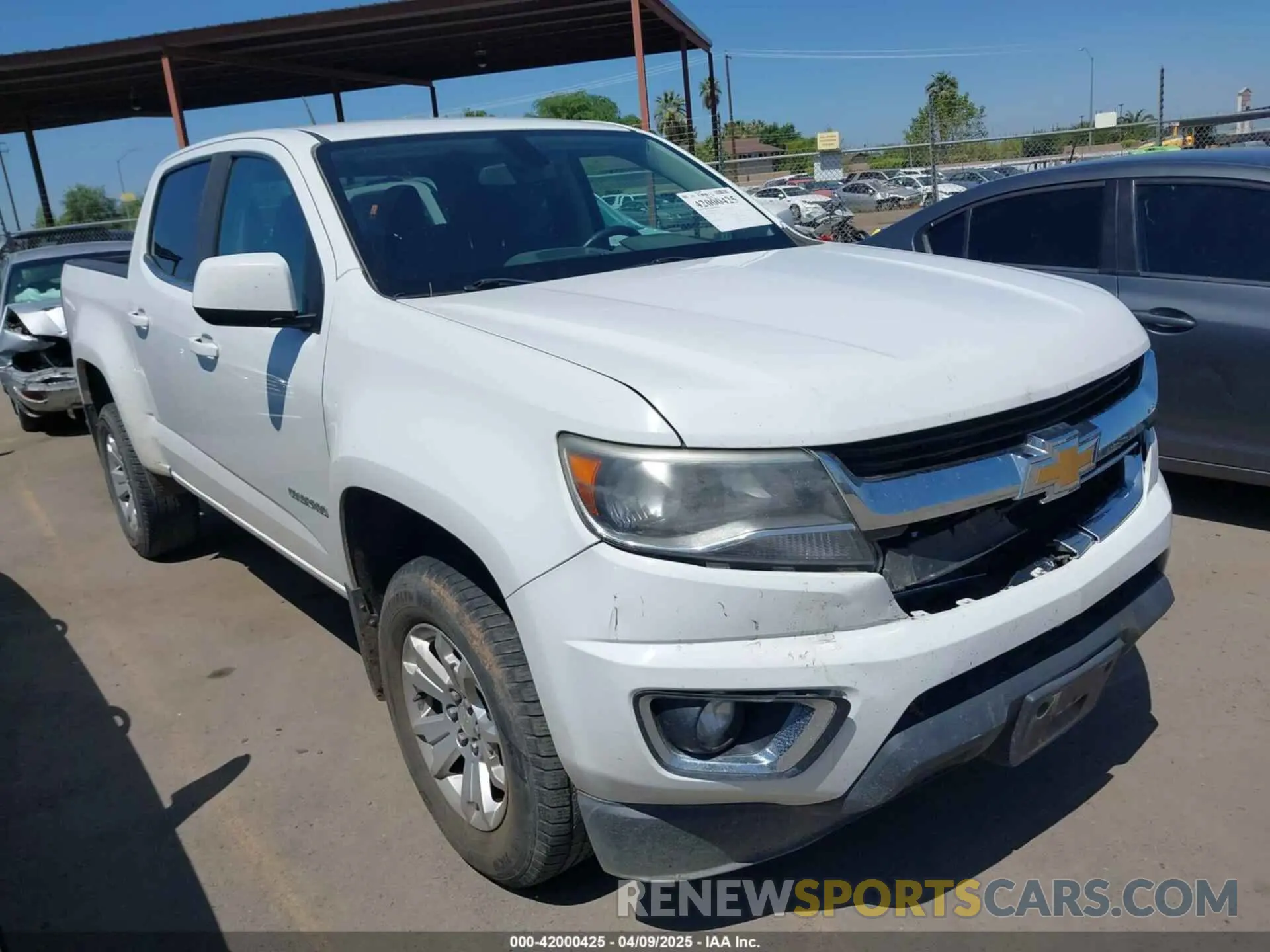 1 fotografías del automóvil dañado 1GCGSCEN3K1120466 CHEVROLET COLORADO 2019