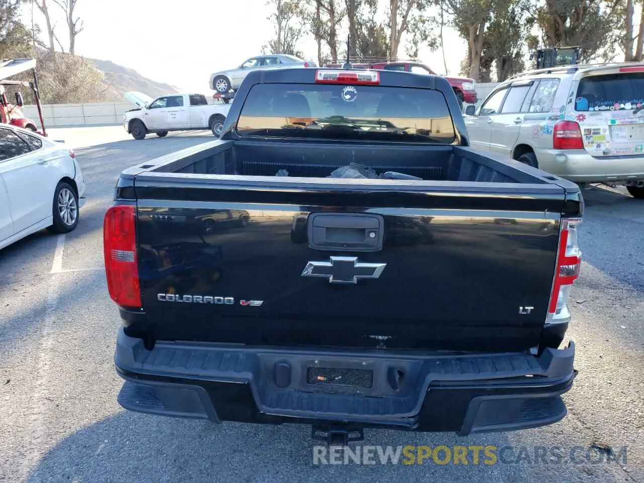 6 fotografías del automóvil dañado 1GCGSCEN5K1122770 CHEVROLET COLORADO 2019