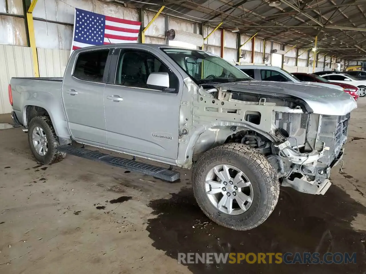 4 fotografías del automóvil dañado 1GCGSCEN6K1161478 CHEVROLET COLORADO 2019