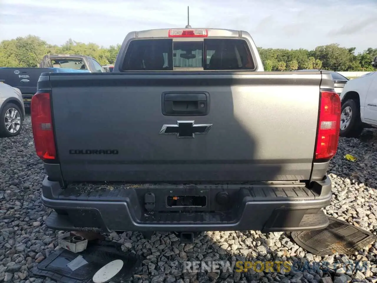 6 fotografías del automóvil dañado 1GCGSCEN7K1347692 CHEVROLET COLORADO 2019
