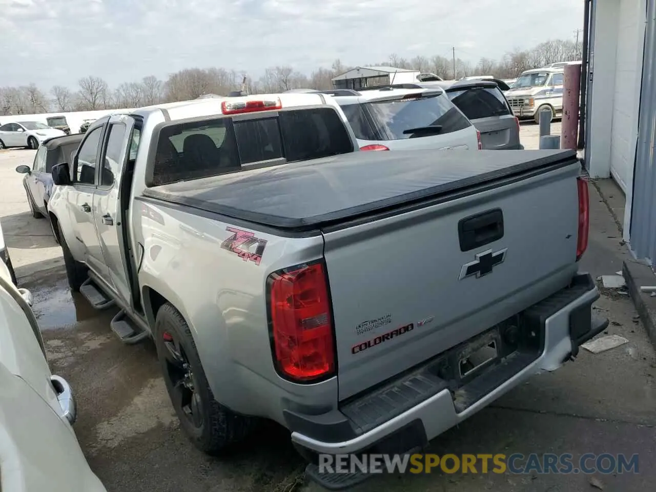 2 fotografías del automóvil dañado 1GCGSCEN8K1203598 CHEVROLET COLORADO 2019