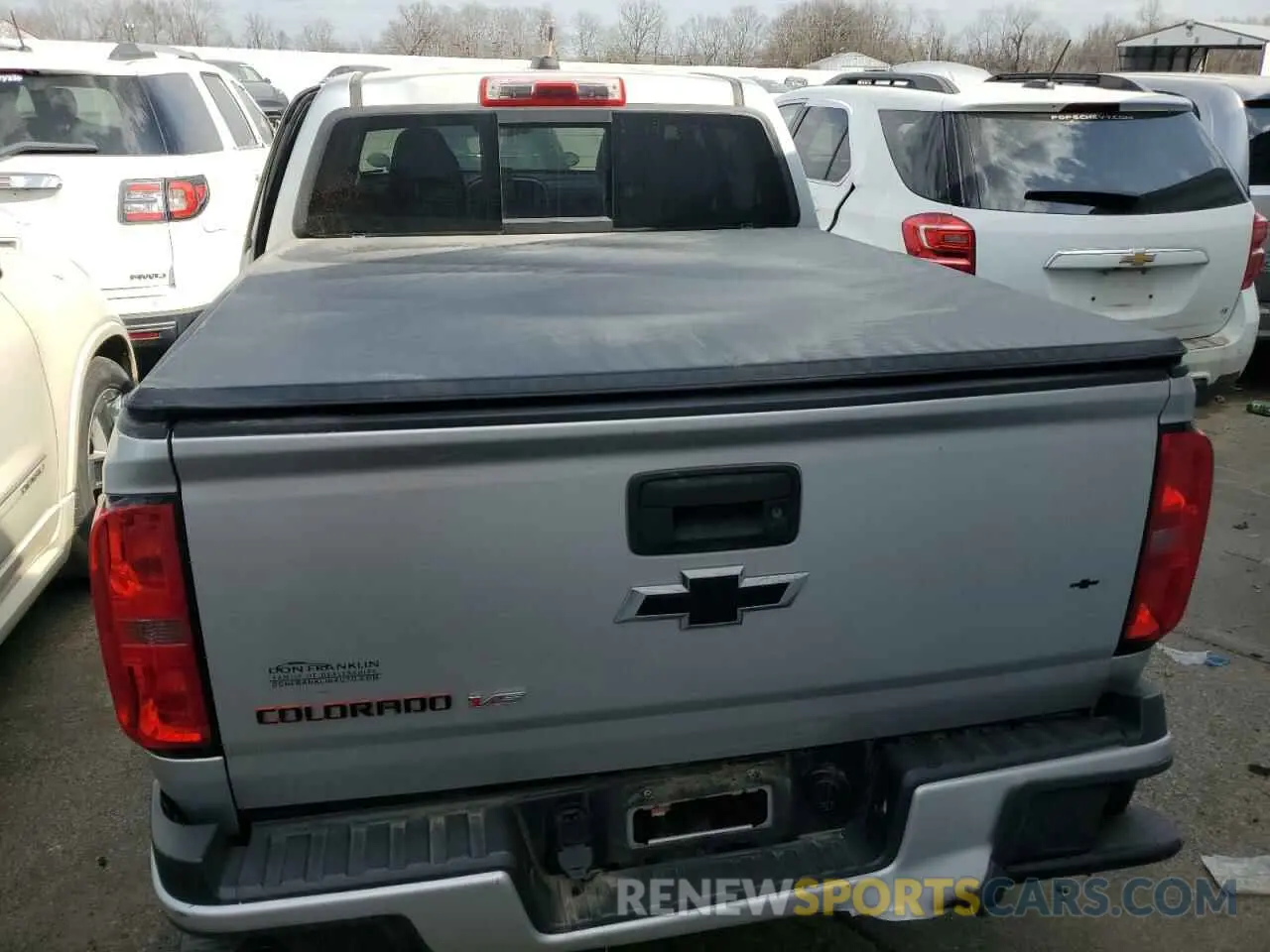 6 fotografías del automóvil dañado 1GCGSCEN8K1203598 CHEVROLET COLORADO 2019