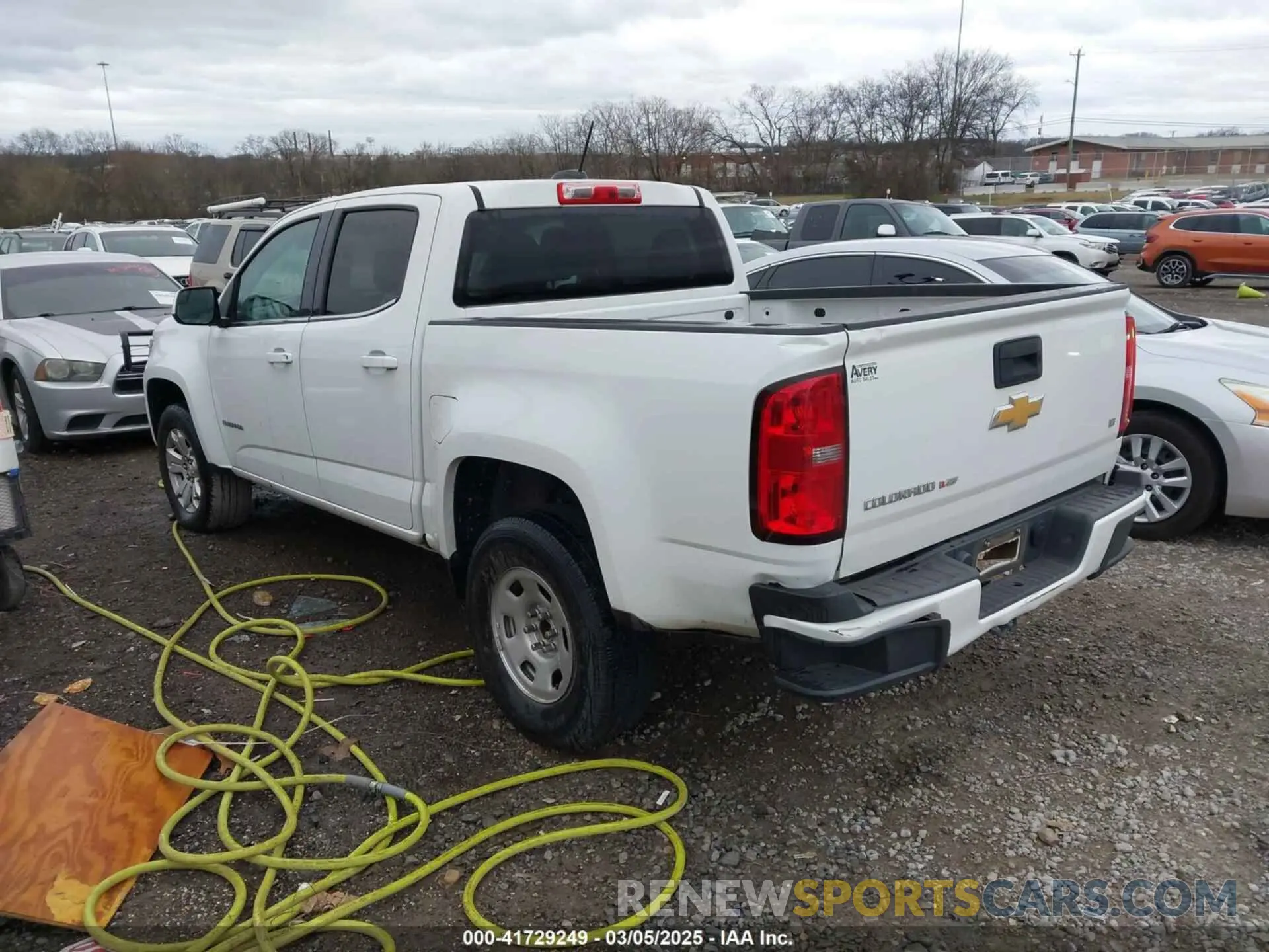 3 fotografías del automóvil dañado 1GCGSCEN9K1107401 CHEVROLET COLORADO 2019