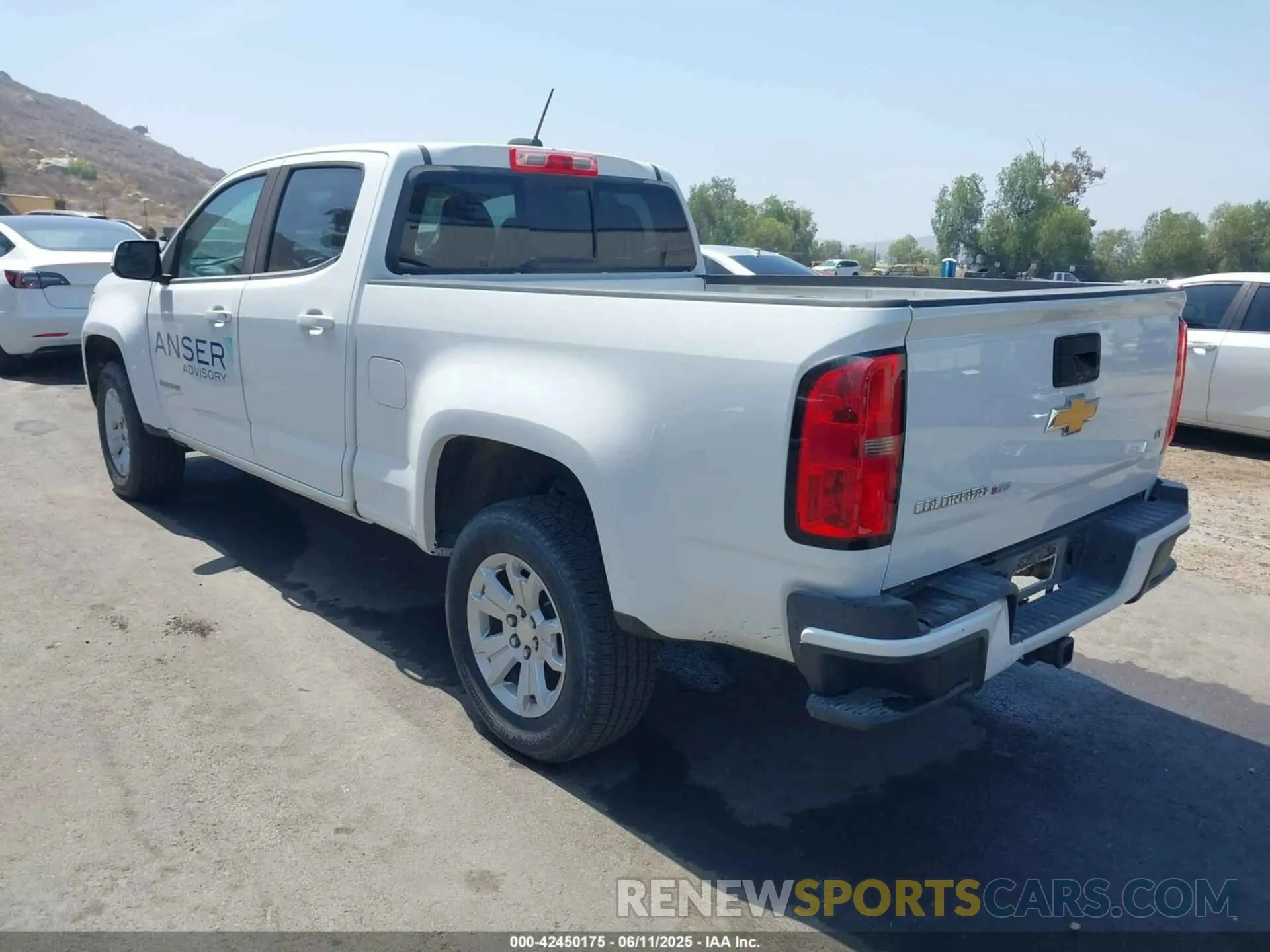 3 fotografías del automóvil dañado 1GCGSCEN9K1108113 CHEVROLET COLORADO 2019
