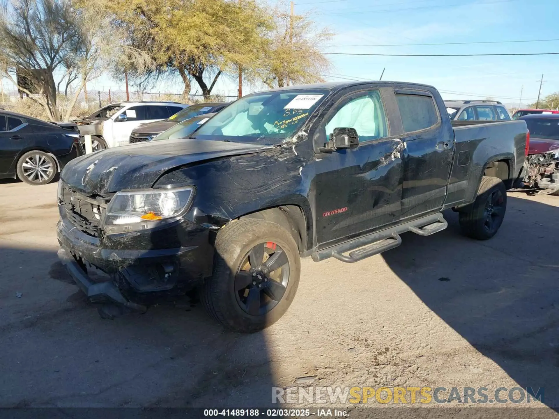 2 fotografías del automóvil dañado 1GCGSCEN9K1149535 CHEVROLET COLORADO 2019