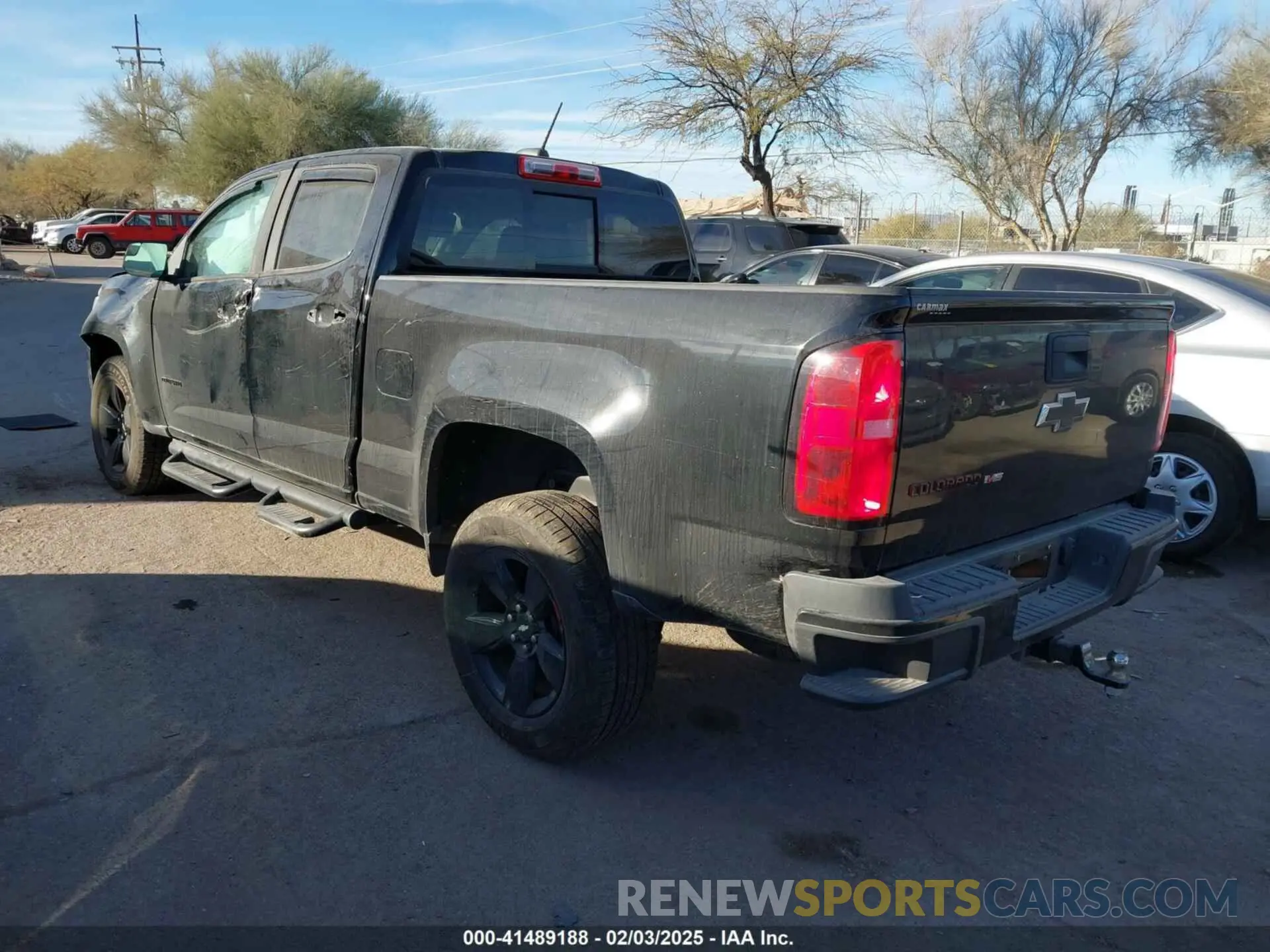 3 fotografías del automóvil dañado 1GCGSCEN9K1149535 CHEVROLET COLORADO 2019