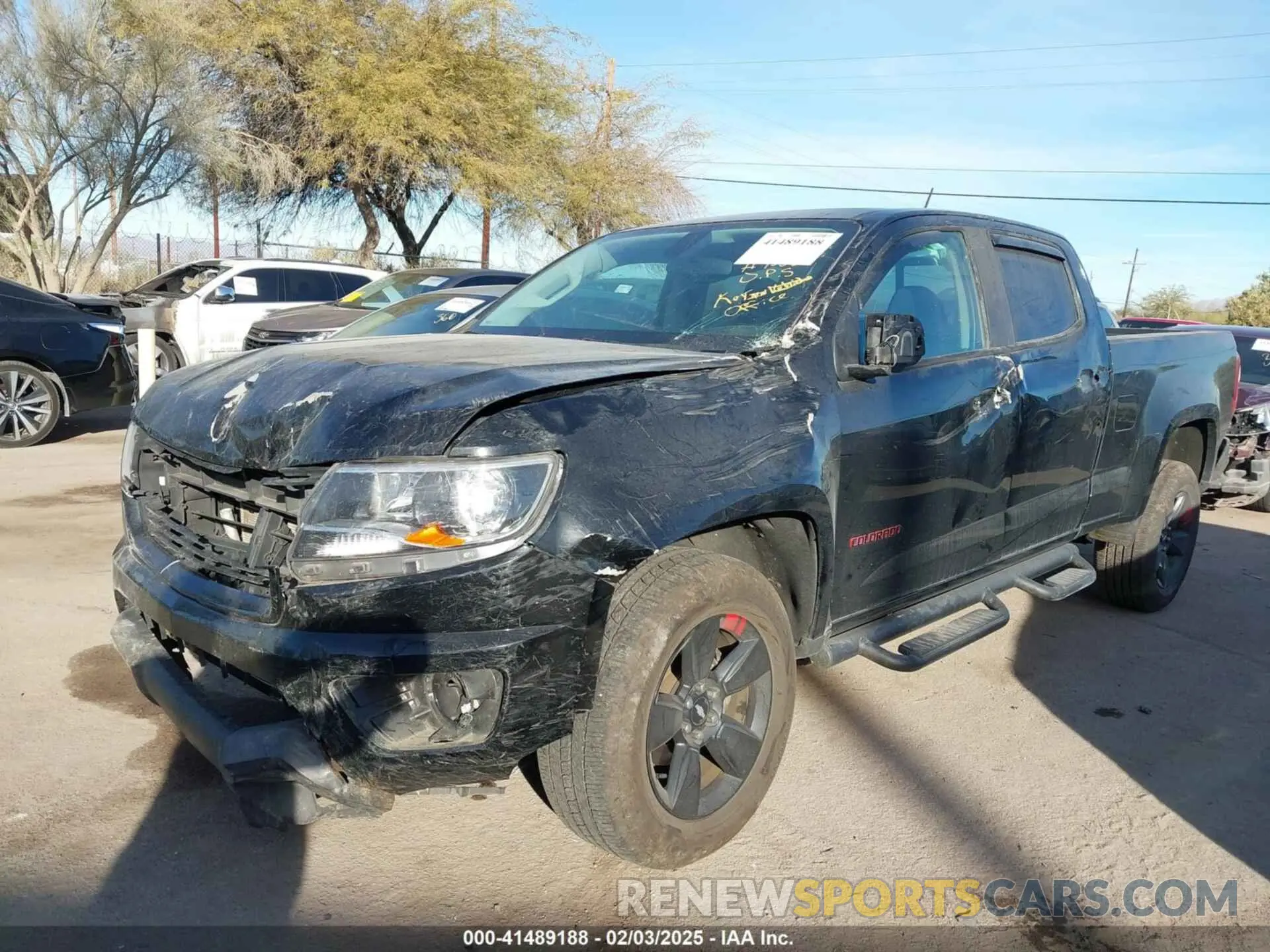 6 fotografías del automóvil dañado 1GCGSCEN9K1149535 CHEVROLET COLORADO 2019