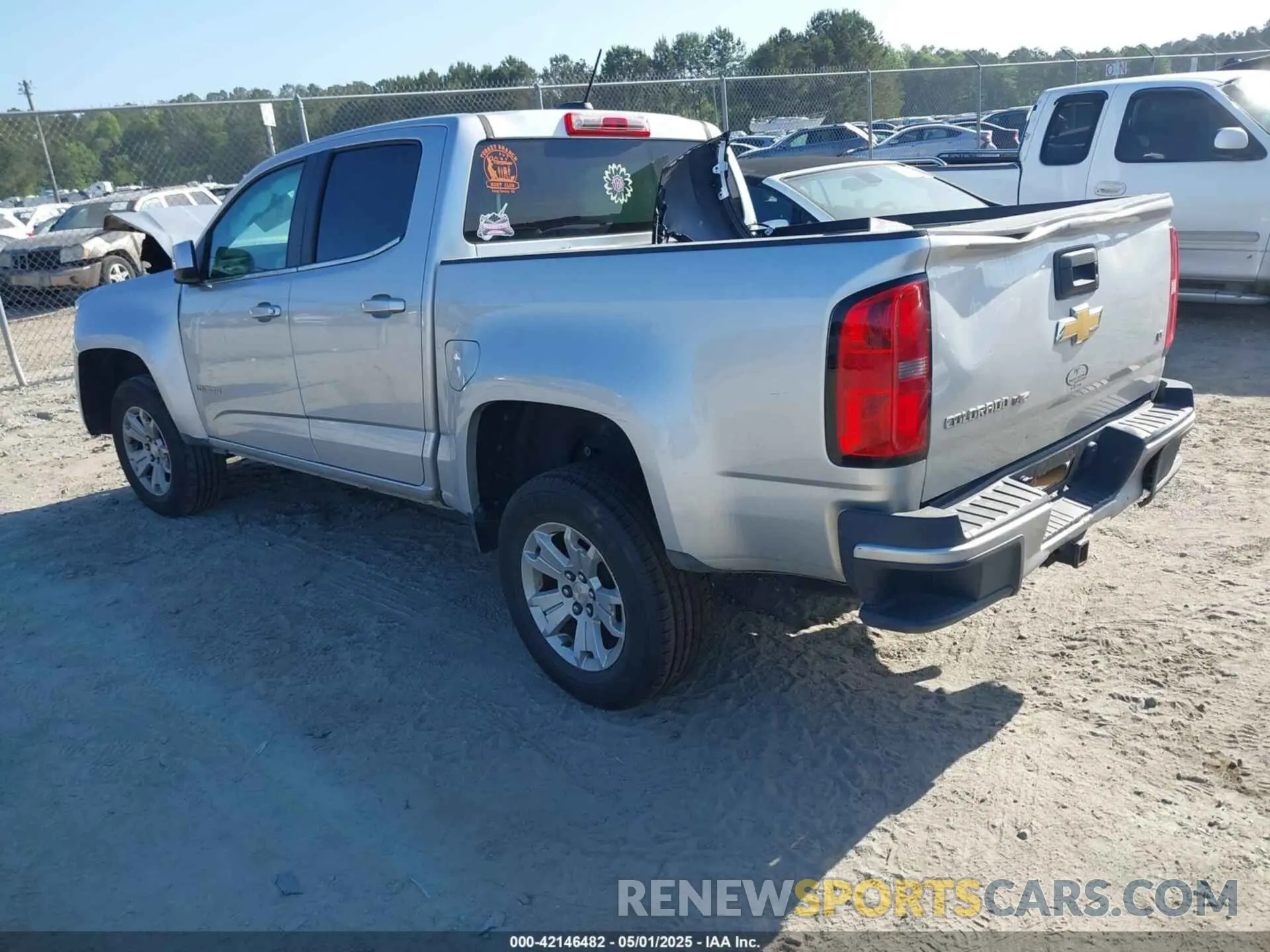 3 fotografías del automóvil dañado 1GCGSCEN9K1283509 CHEVROLET COLORADO 2019