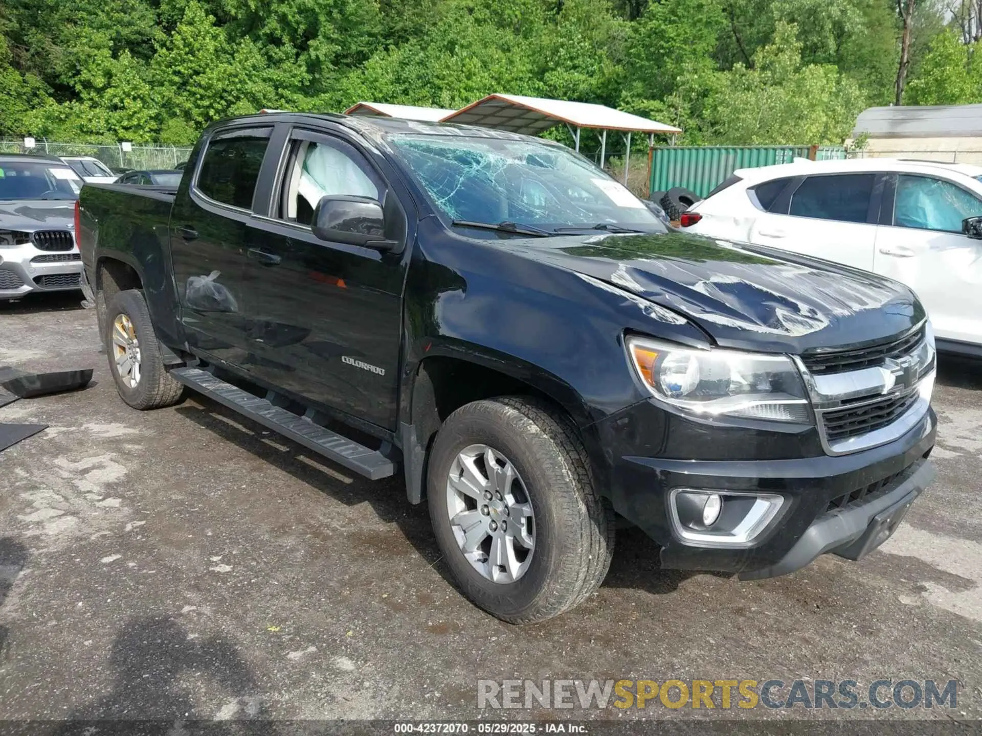 1 fotografías del automóvil dañado 1GCGSCEN9K1334667 CHEVROLET COLORADO 2019