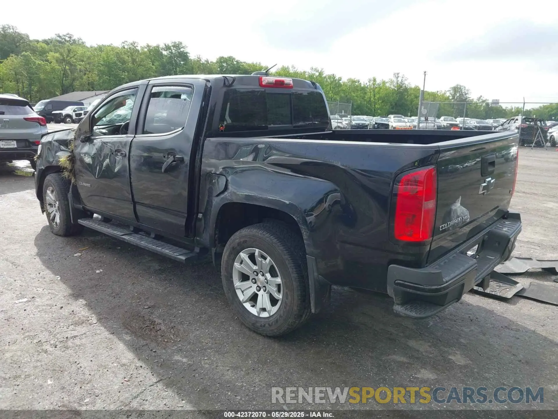 3 fotografías del automóvil dañado 1GCGSCEN9K1334667 CHEVROLET COLORADO 2019