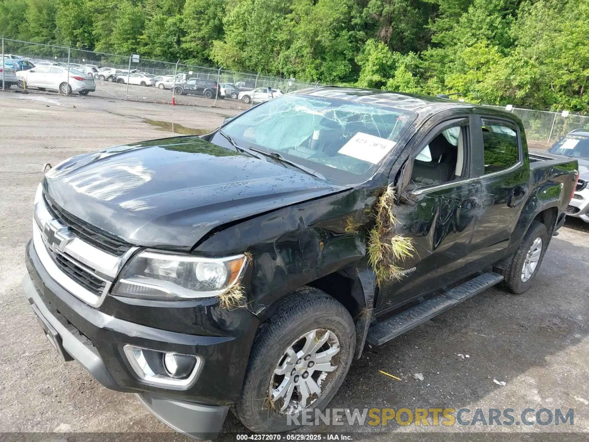 6 fotografías del automóvil dañado 1GCGSCEN9K1334667 CHEVROLET COLORADO 2019