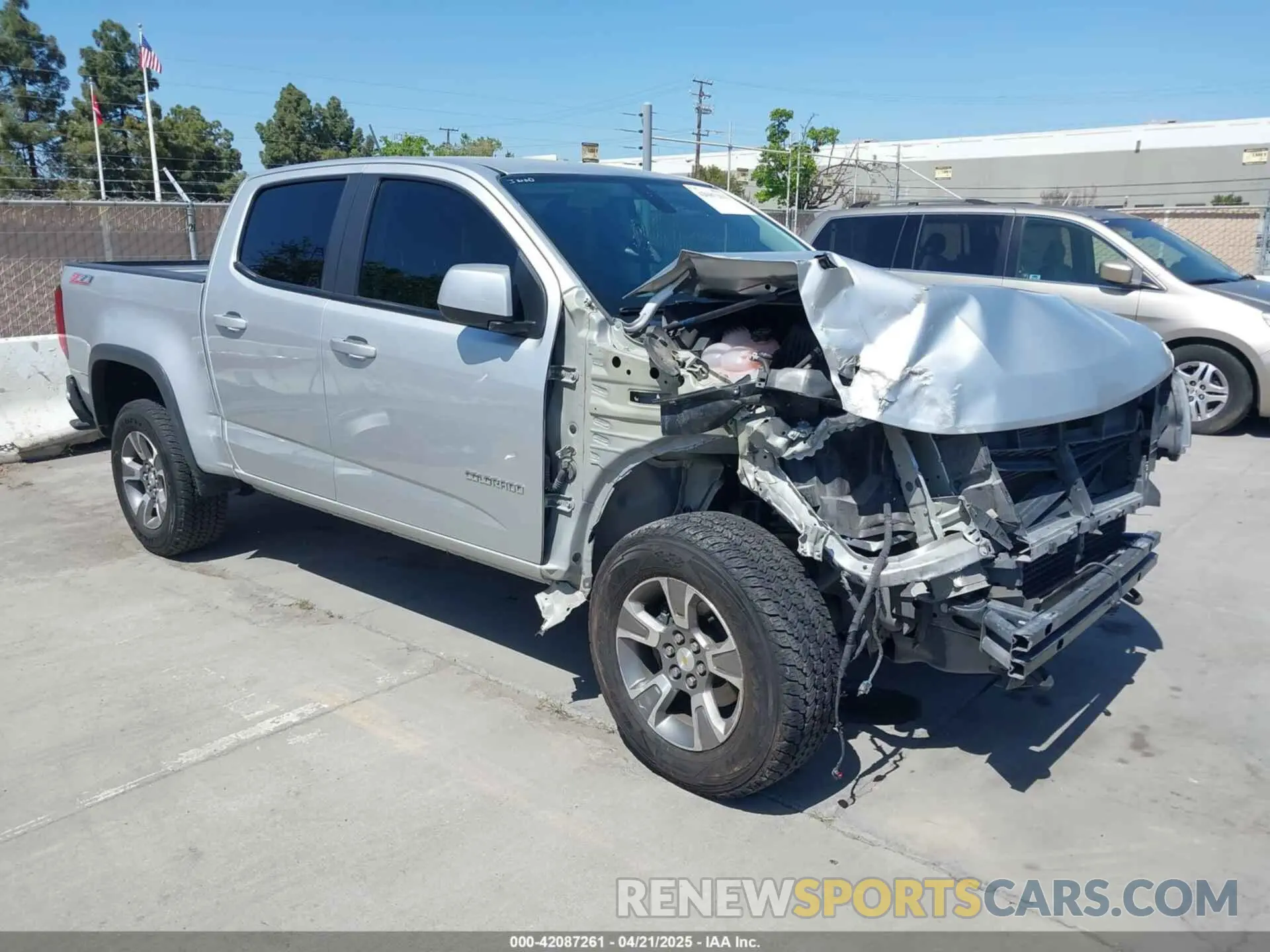1 fotografías del automóvil dañado 1GCGSDEN4K1209565 CHEVROLET COLORADO 2019