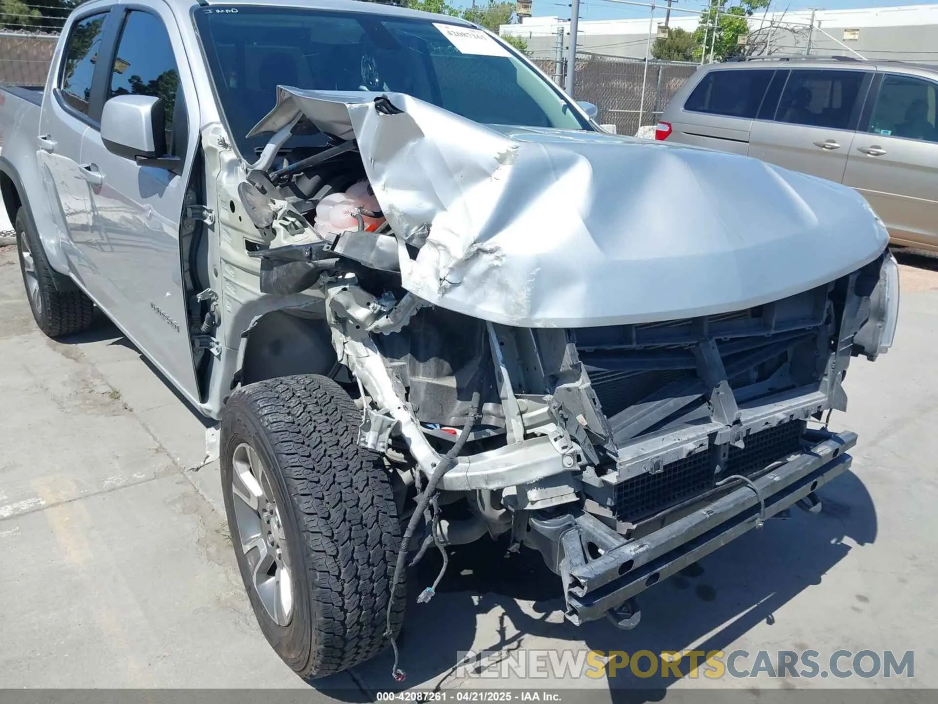 6 fotografías del automóvil dañado 1GCGSDEN4K1209565 CHEVROLET COLORADO 2019