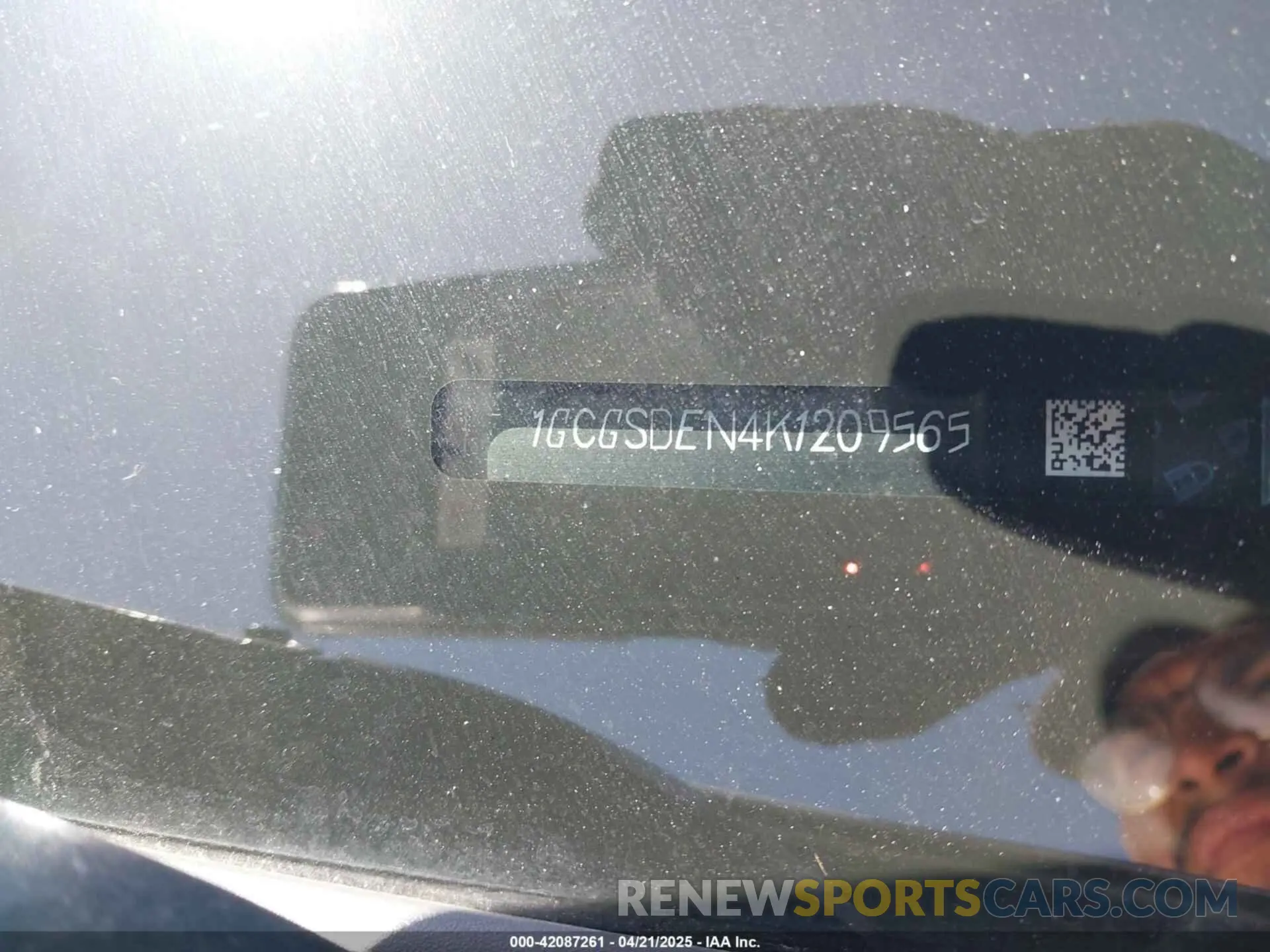 9 fotografías del automóvil dañado 1GCGSDEN4K1209565 CHEVROLET COLORADO 2019