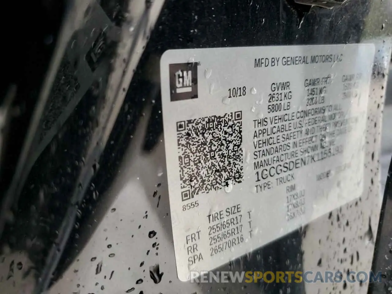 16 fotografías del automóvil dañado 1GCGSDEN7K1155193 CHEVROLET COLORADO 2019