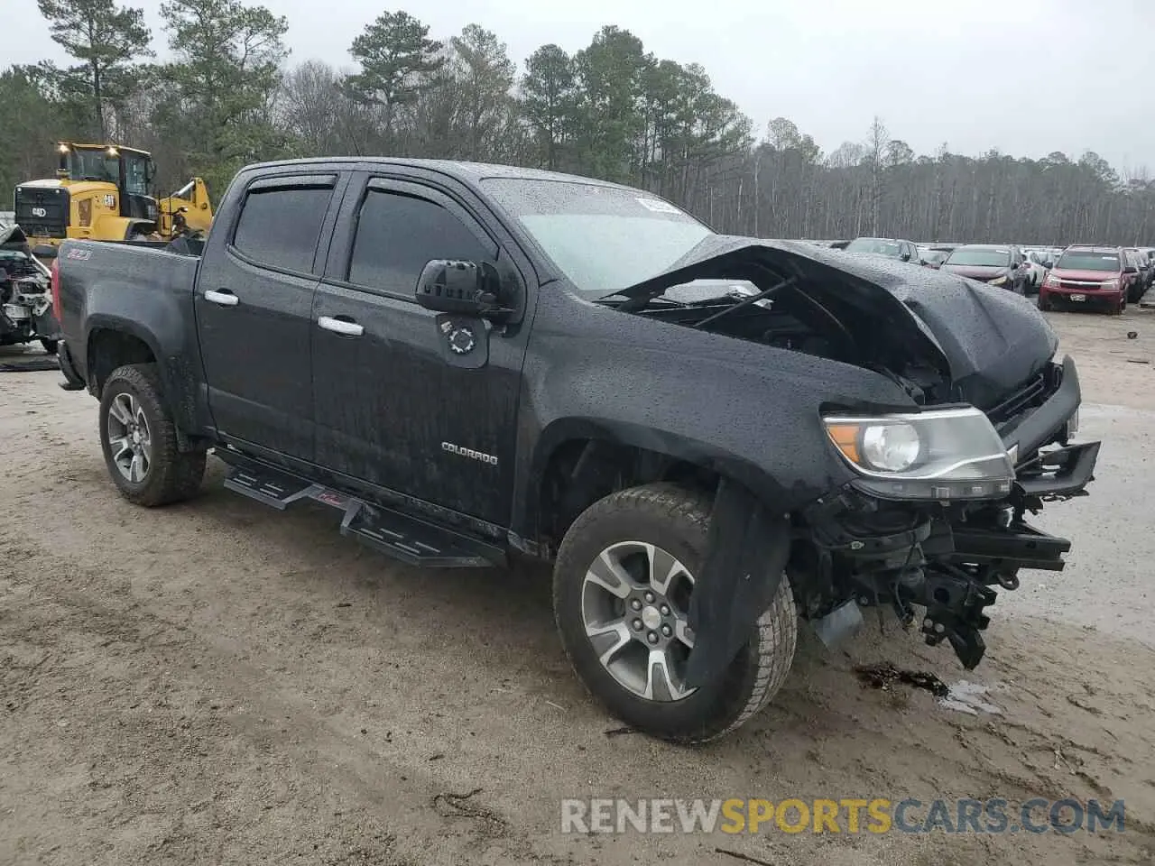 4 fotografías del automóvil dañado 1GCGSDEN7K1155193 CHEVROLET COLORADO 2019