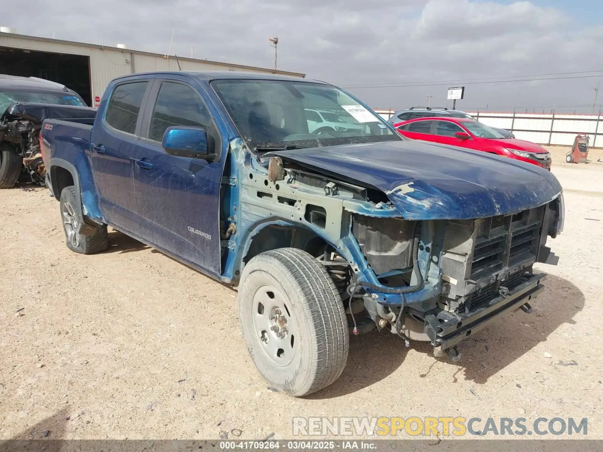 1 fotografías del automóvil dañado 1GCGSDEN8K1359579 CHEVROLET COLORADO 2019
