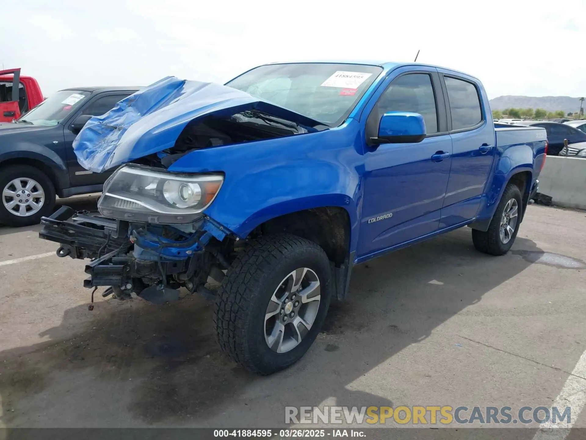 2 fotografías del automóvil dañado 1GCGSDEN9K1355783 CHEVROLET COLORADO 2019