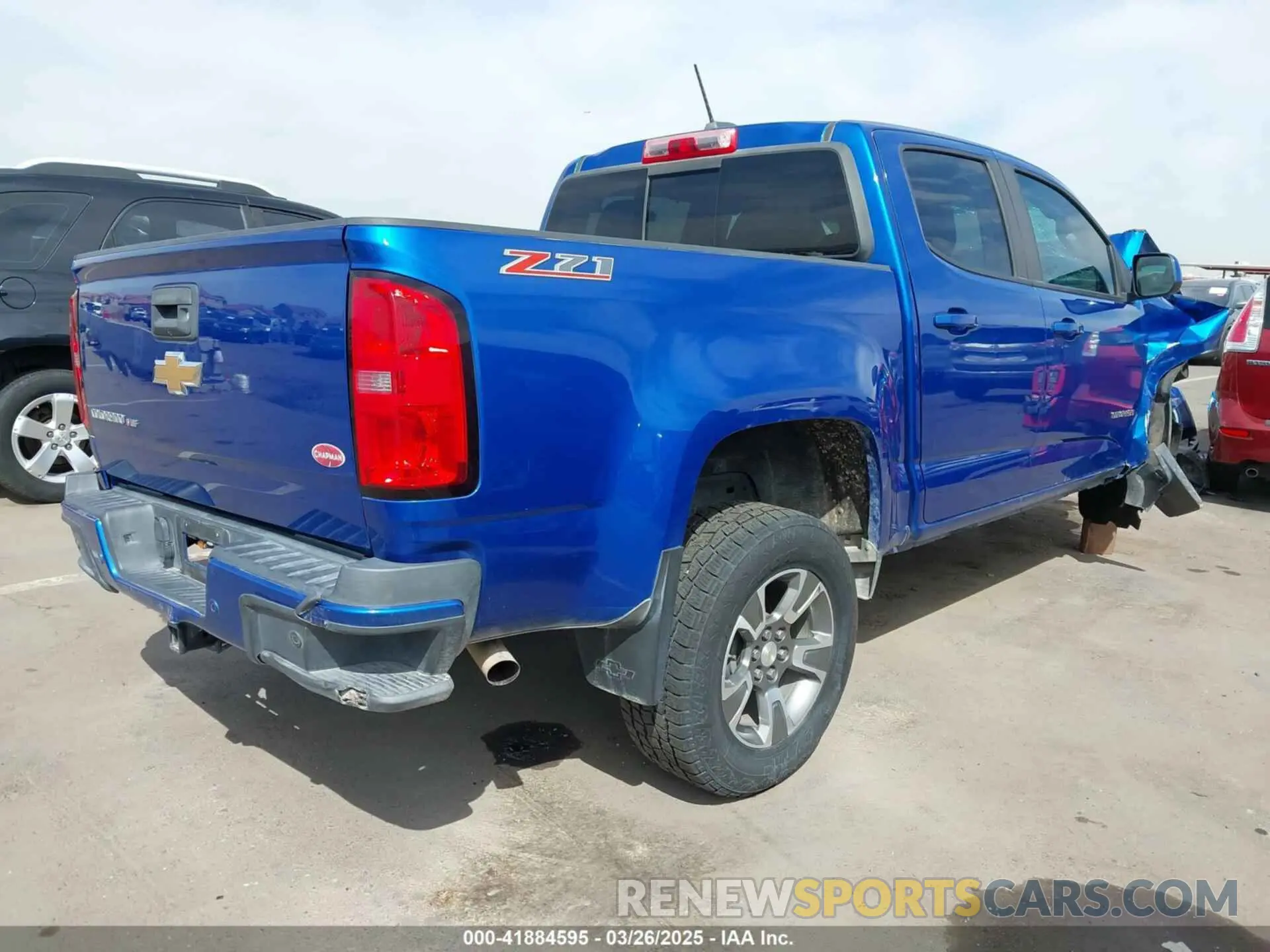 4 fotografías del automóvil dañado 1GCGSDEN9K1355783 CHEVROLET COLORADO 2019