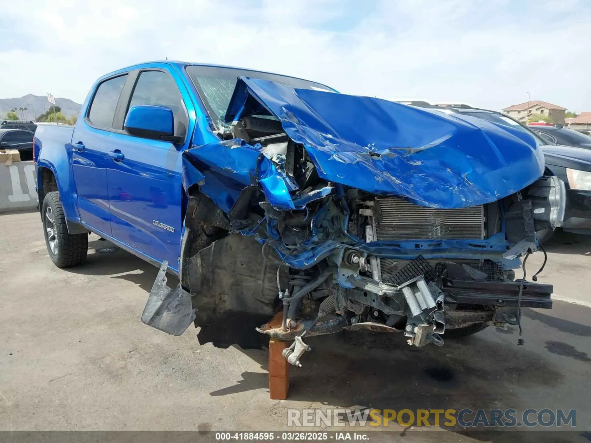 6 fotografías del automóvil dañado 1GCGSDEN9K1355783 CHEVROLET COLORADO 2019