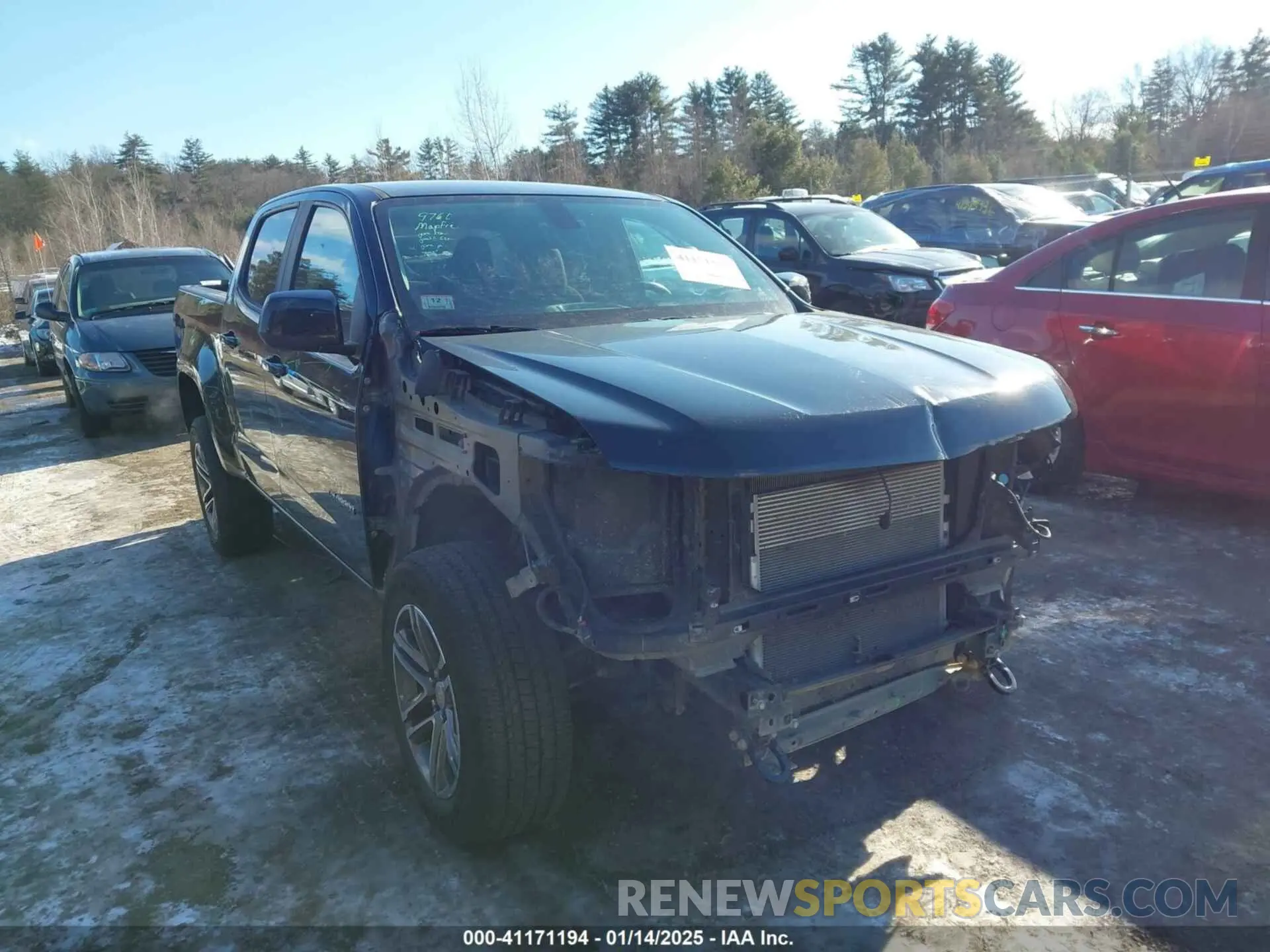 14 fotografías del automóvil dañado 1GCGTBEN0K1356113 CHEVROLET COLORADO 2019